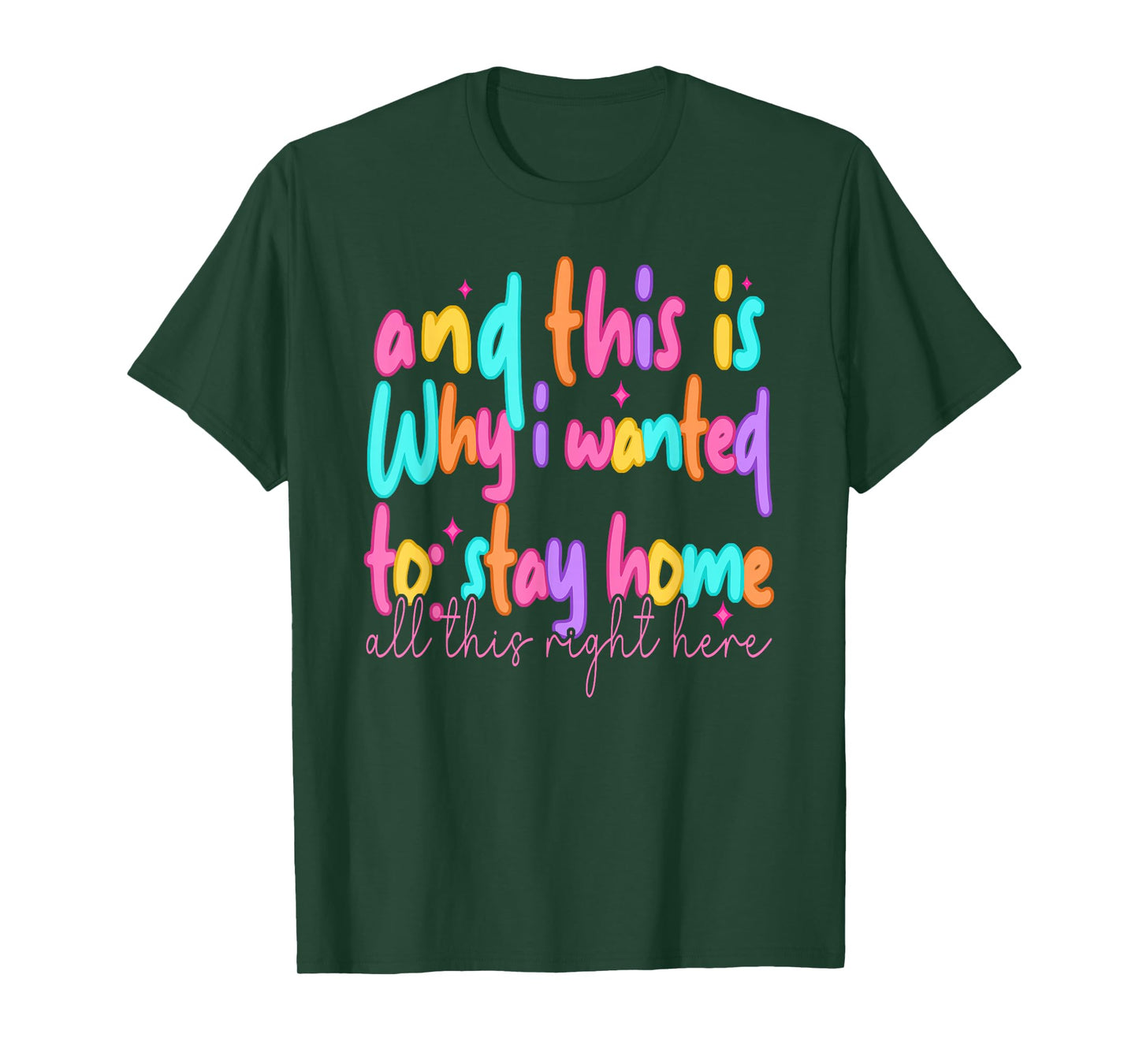 and This is Why I Wanted to Stay Home This All This Right T-Shirt