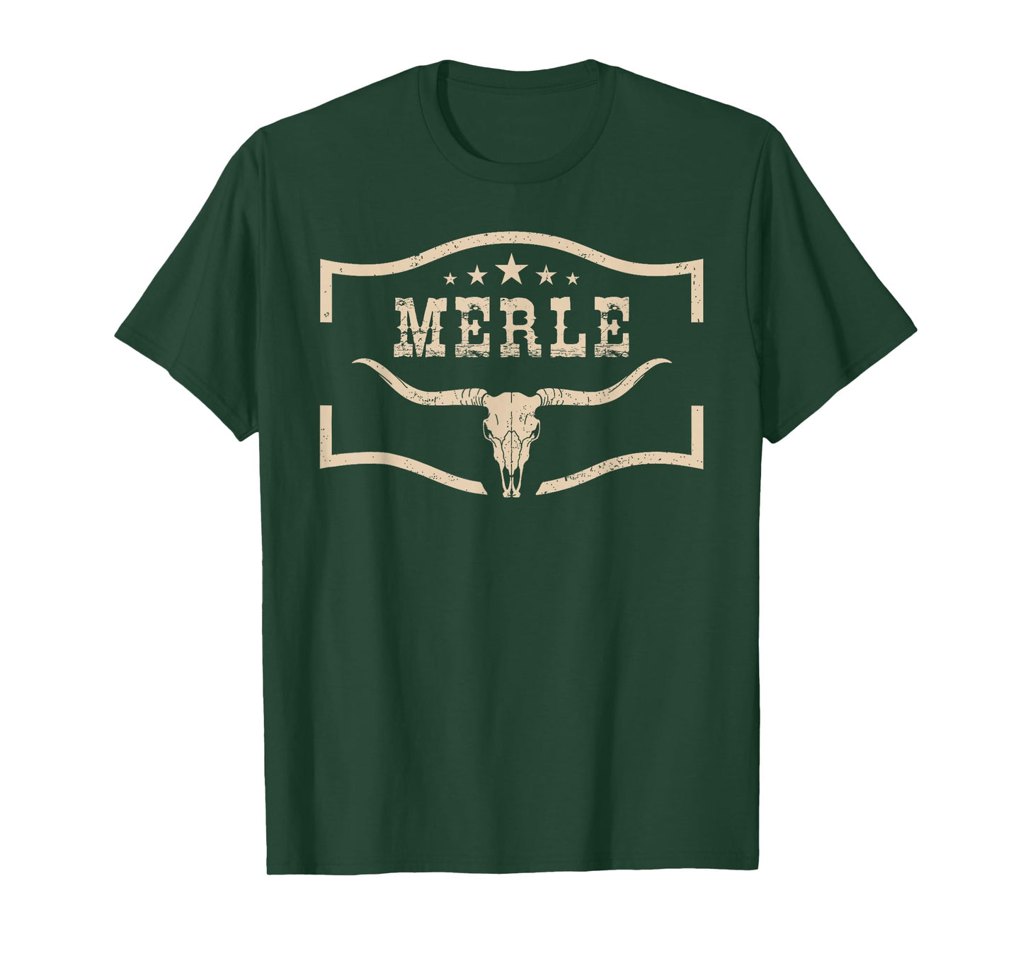 Merle Cowboy Wild West 90s Personalized, Merle Family Pride T-Shirt