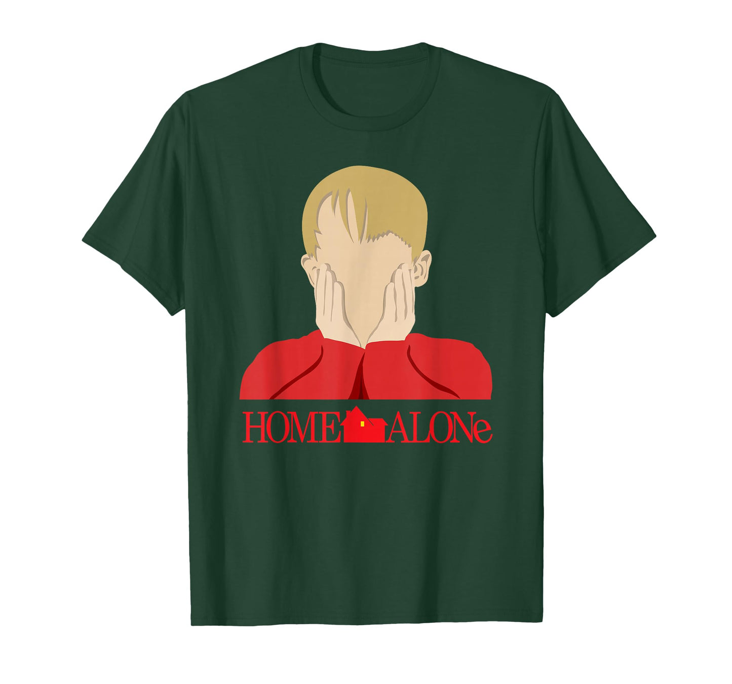 Home Alone Christmas Kevin McCallister Minimalist Graphic T-Shirt