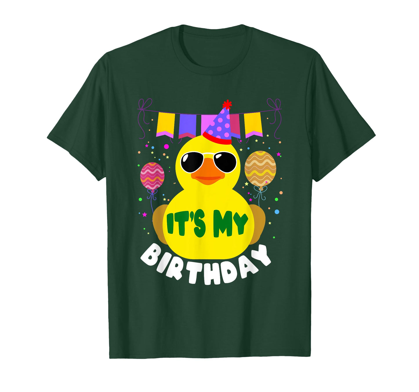 Its My Birthday for Duckie Rubber Duck Quack Lover T-Shirt