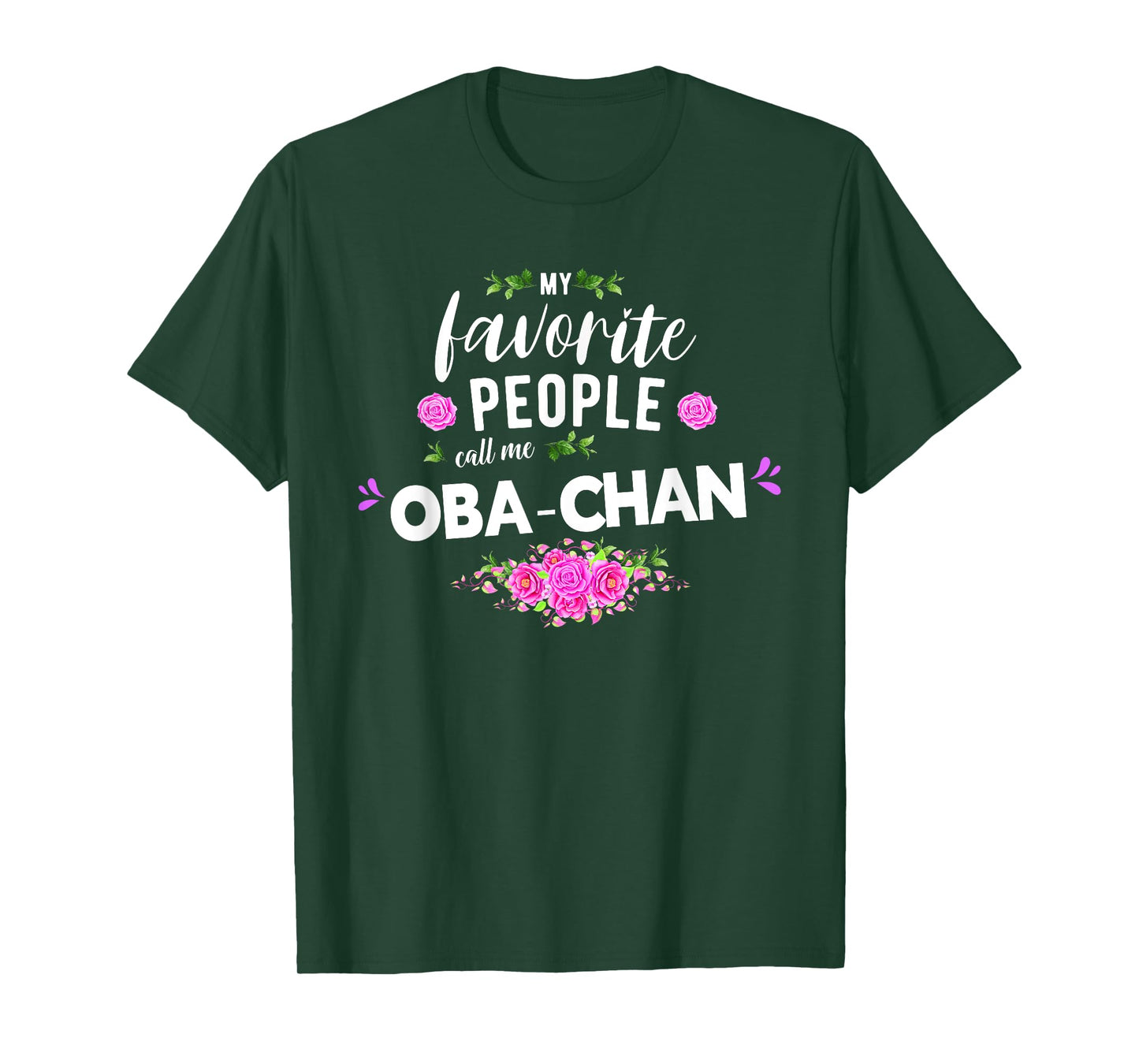 My Favorite People Call Me Oba-Chan Japanese Grandma T-Shirt