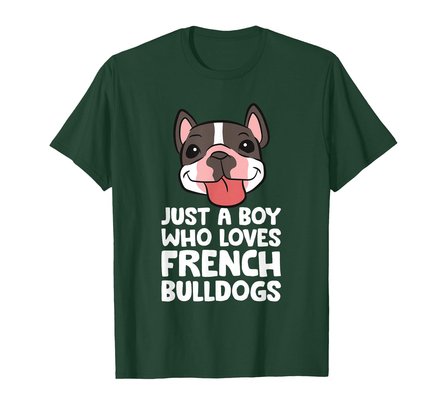 Just a Boy Who Loves French Bulldogs T-Shirt