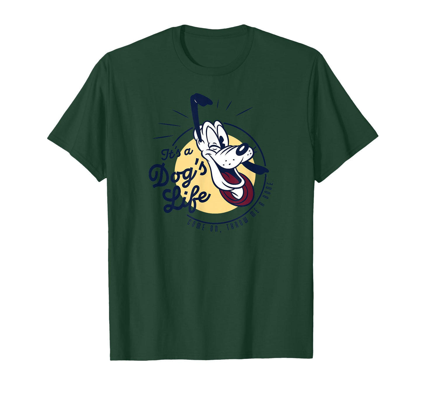 Disney Pluto It’s a Dog’s Life Retro Vintage T-Shirt