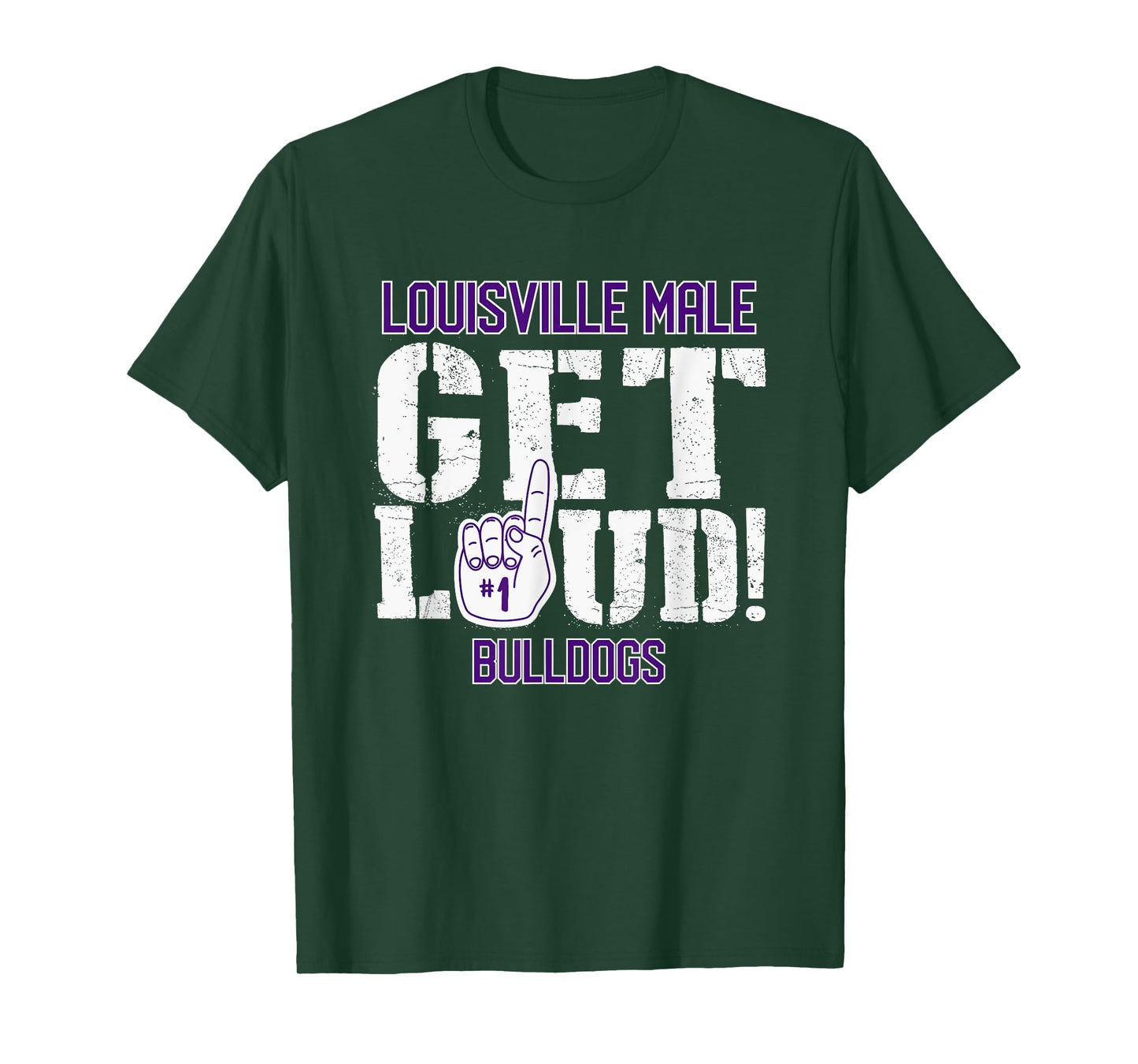 Louisville Male High School GET LOUD Bulldogs T-Shirt