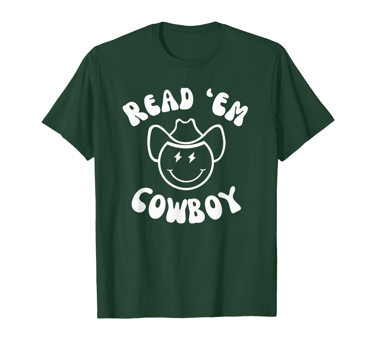Read 'Em Cowboy Western Book fan funny reader reading humor T-Shirt