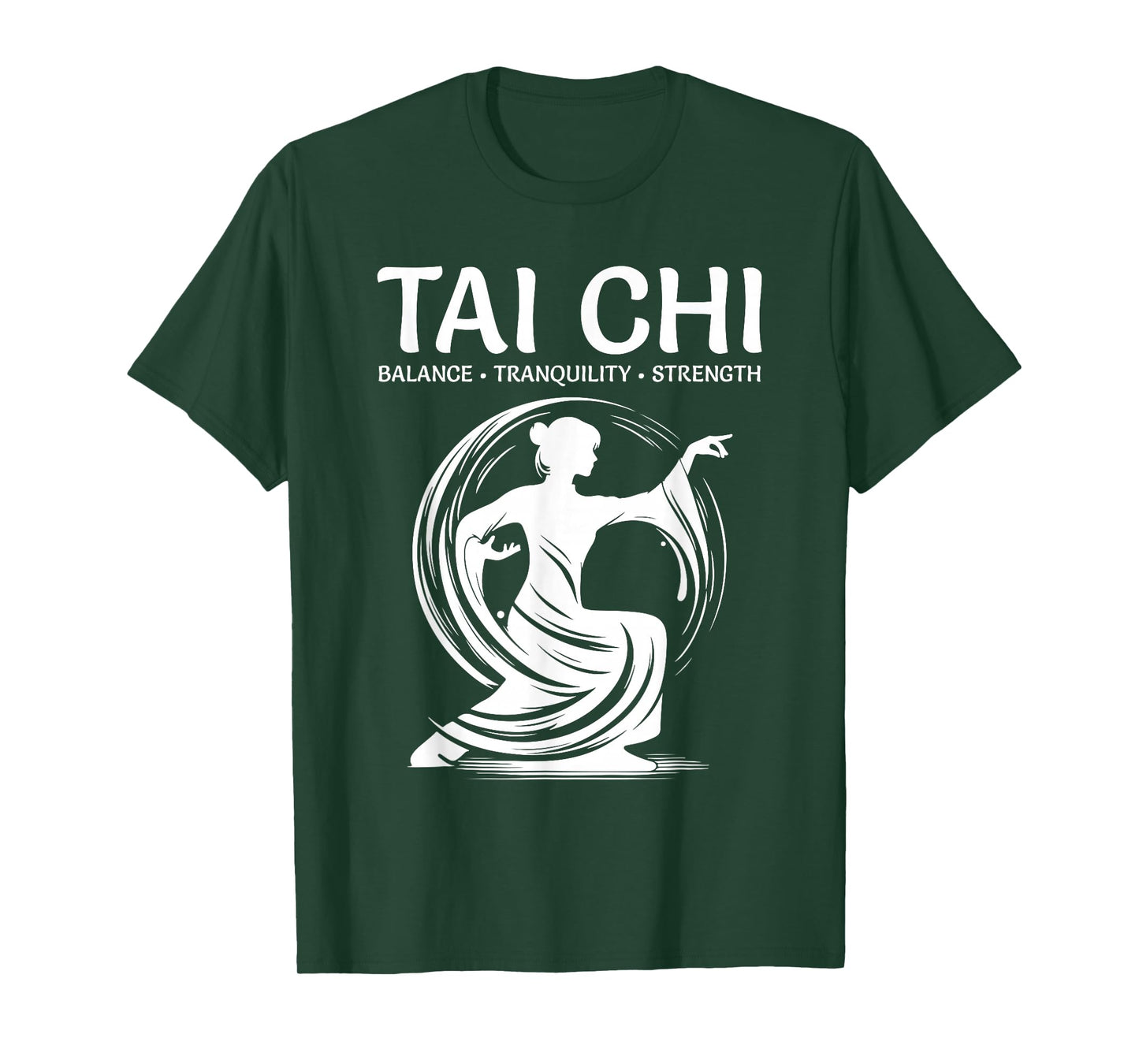 Tai Chi Qigong Crane Martial Arts Yoga Meditation Chinese T-Shirt