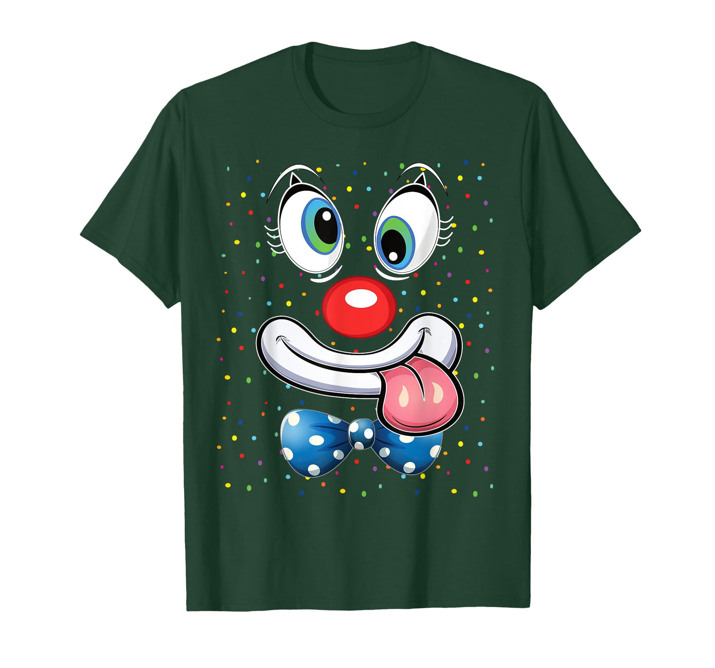 Carnival Clown Face Circus Costume Kids Men Women Carnivals T-Shirt