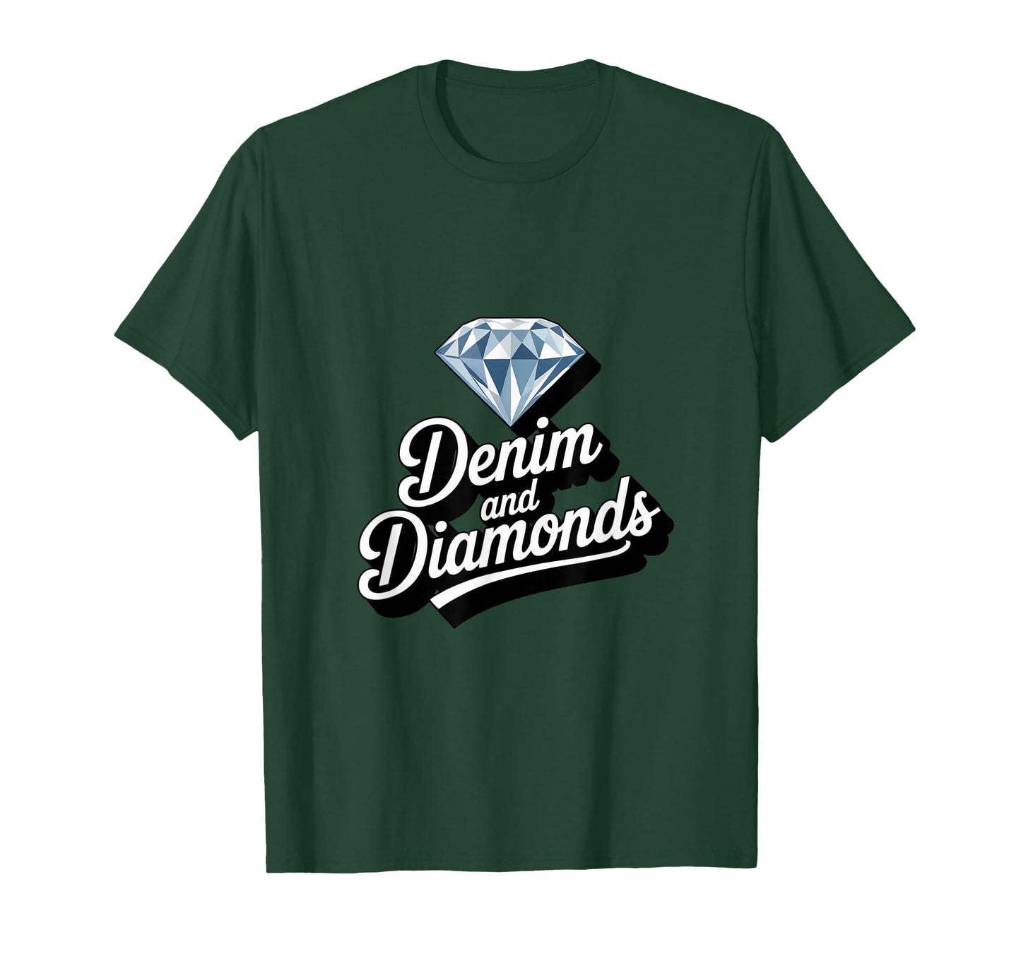 Denim And Diamonds for Ladies 2025 T-Shirt