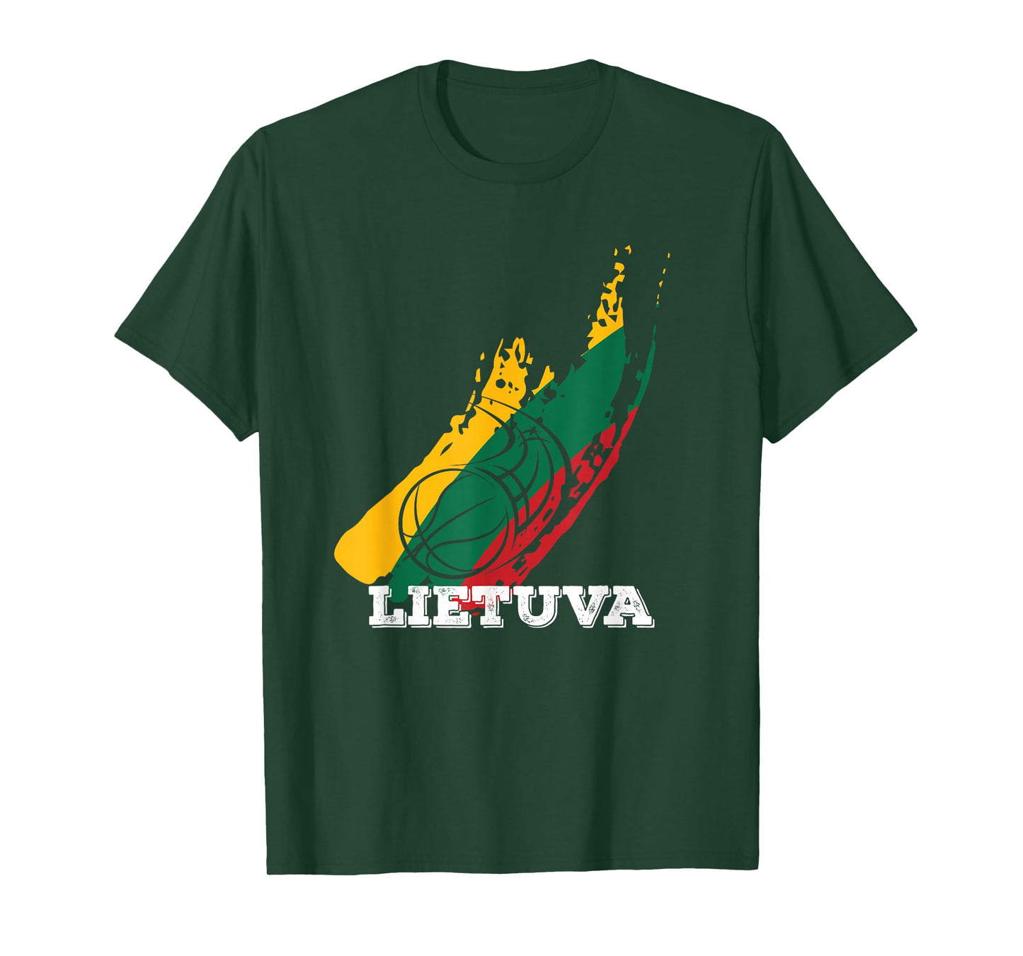 Lithuania Lietuva Basketball Lithuanian Strong Gift T-Shirt