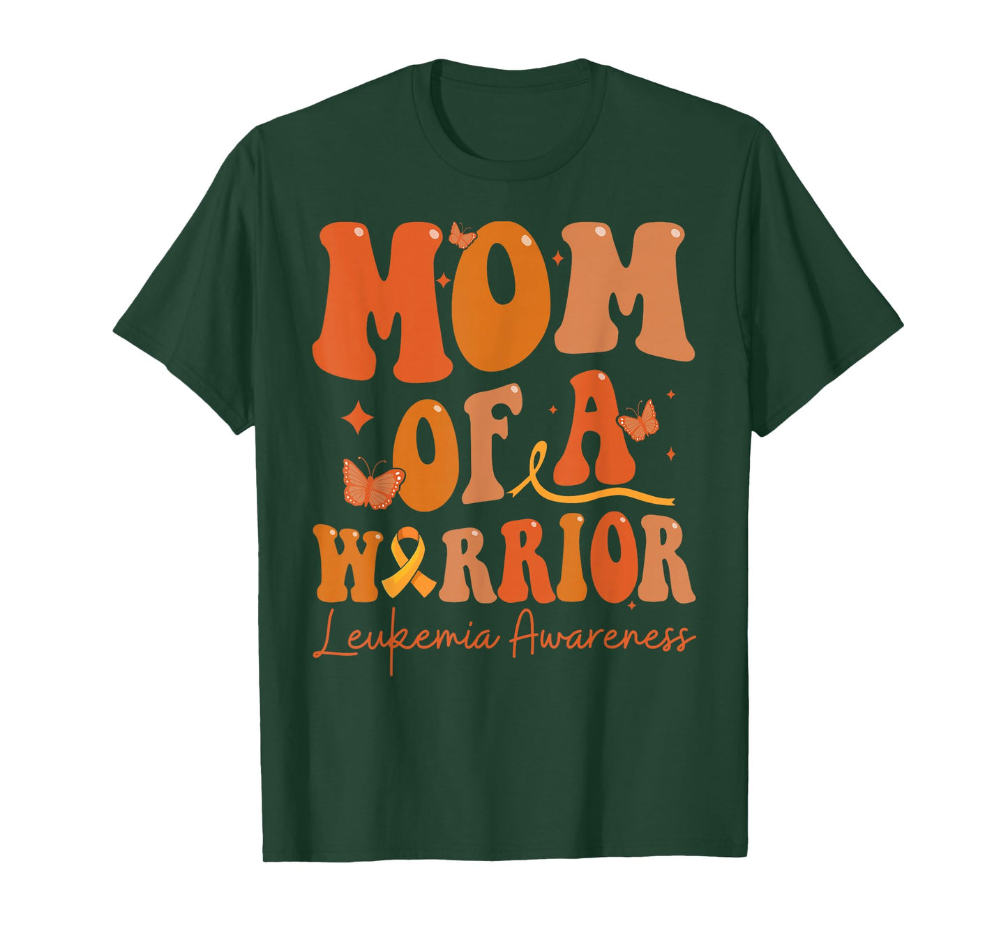 Mom Of A Warrior Leukemia Awareness Family Matching T-Shirt