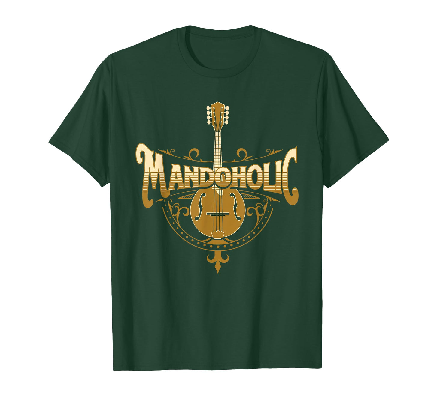 Mandaholic - Country Music Mandolin Musical Player Musicians T-Shirt