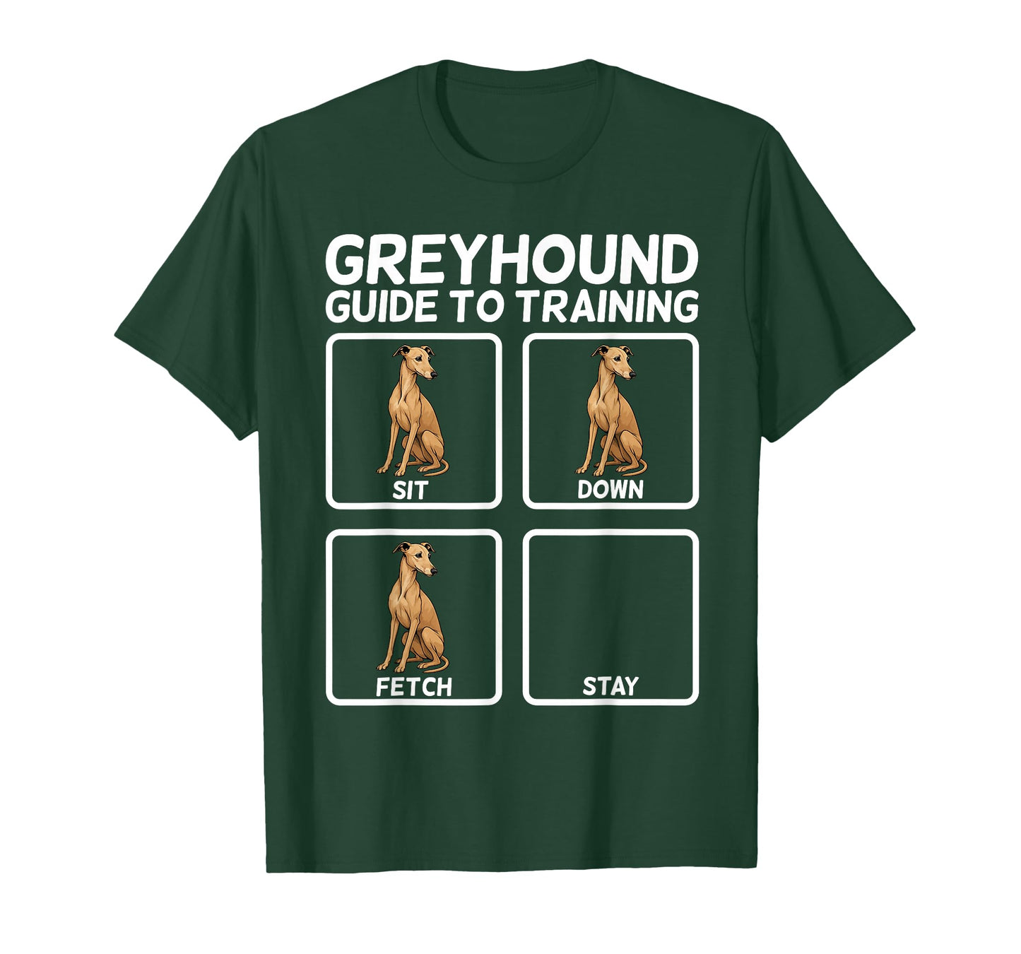 Funny Greyhound Art for Men Women Kids Puppy Greyhound Lover T-Shirt
