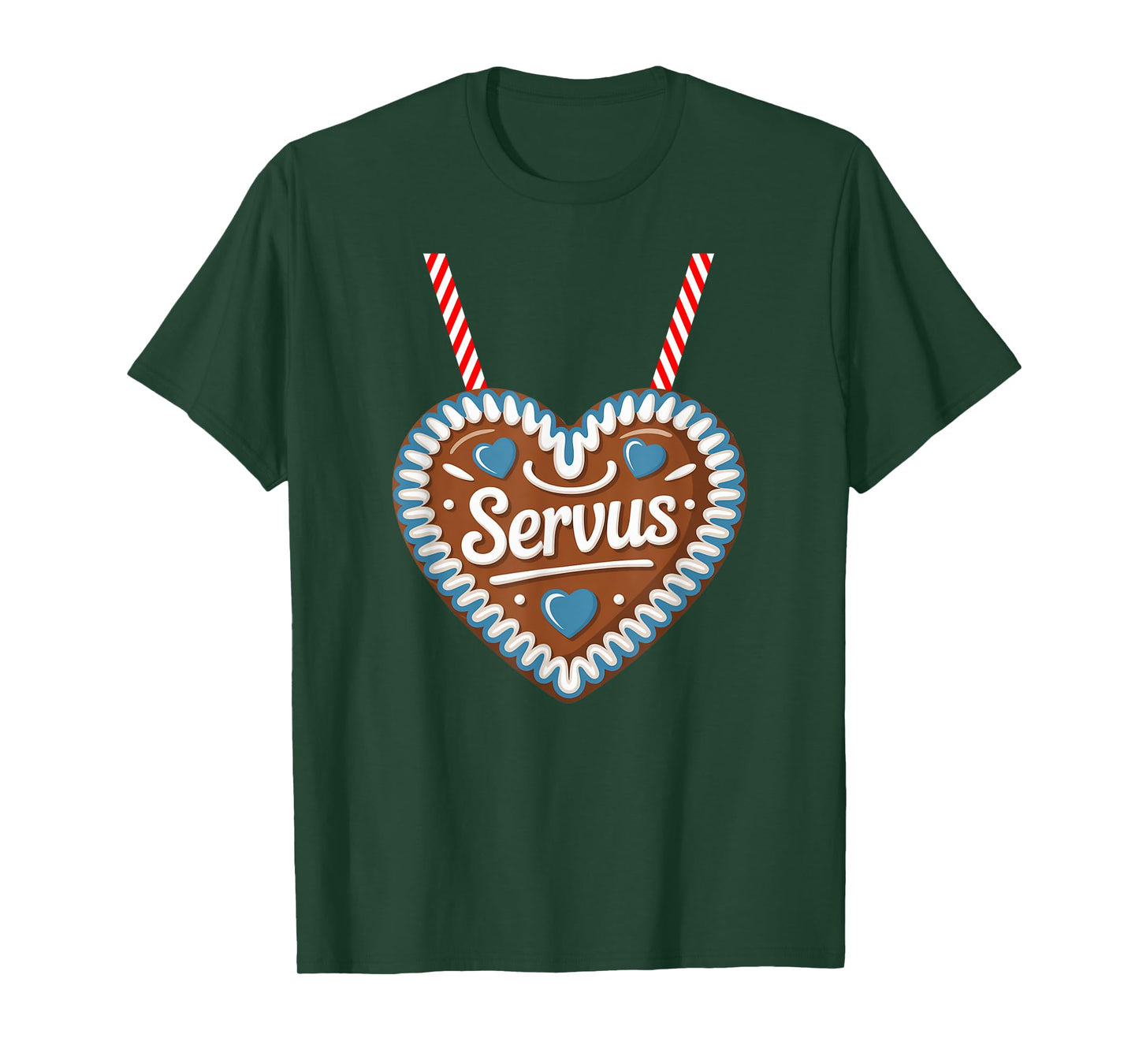 Gingerbread Heart Servus German T-Shirt