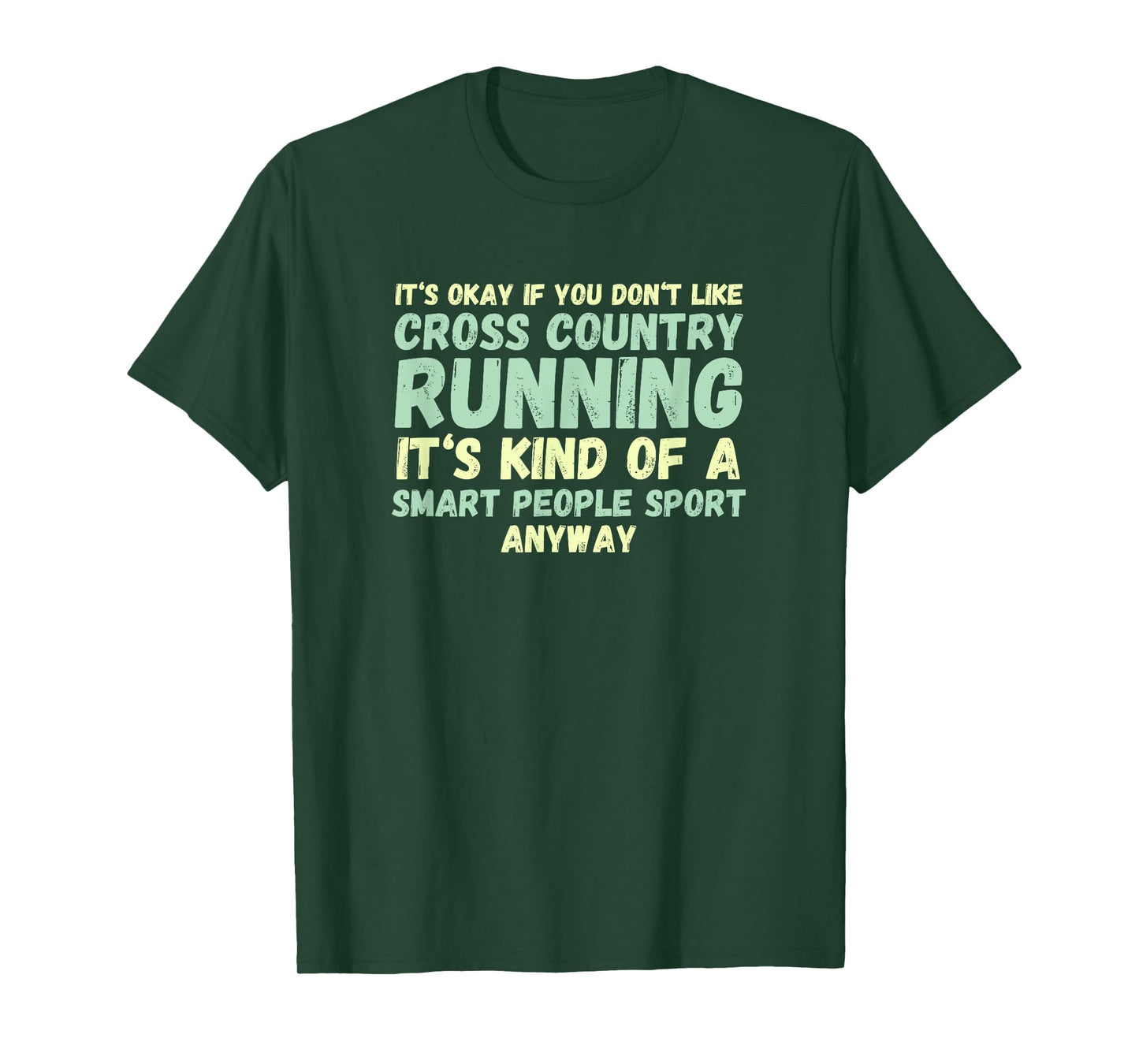 Funny Cross Country T-Shirt - Smart People Sport - XC Shirt T-Shirt