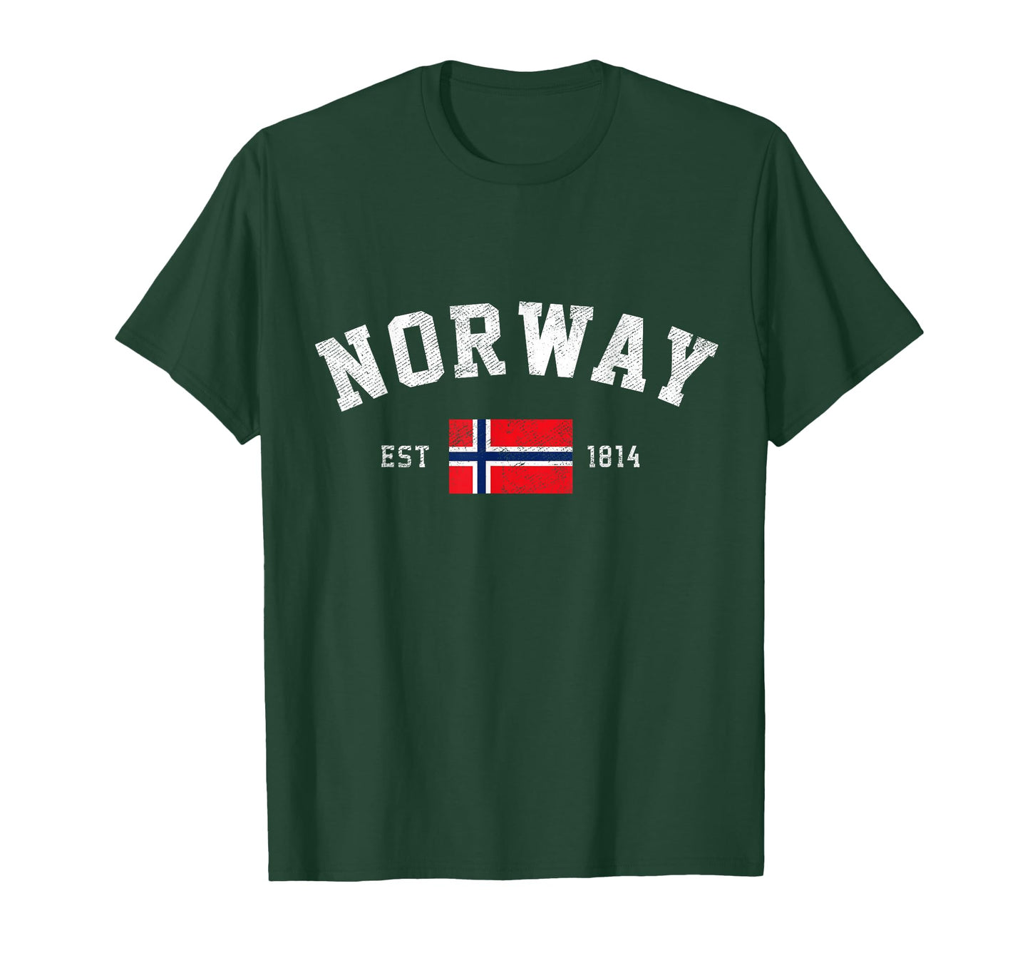 Norway Est. 1814 Norwegian Flag Independence Day T-Shirt