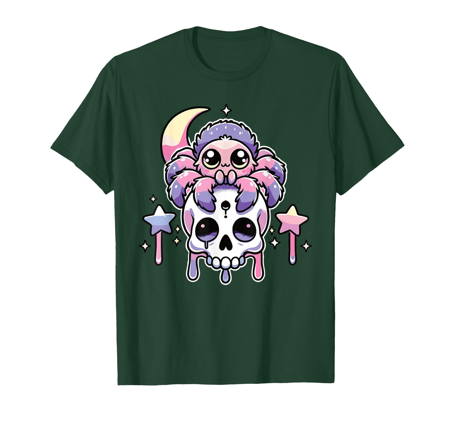 Kawaii Gothic Tarantula Pastel Colors Gothic Goth Tarantula T-Shirt