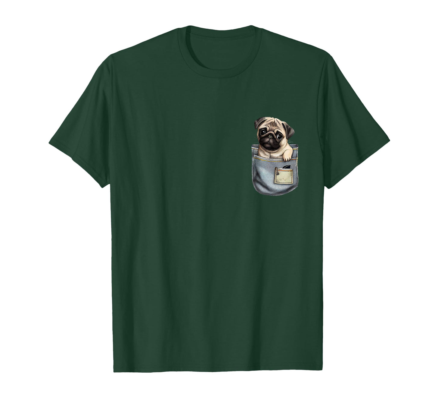 Baby Pug in A Pocket - Dog Breeder Pet Trainer Puppy Lover T-Shirt