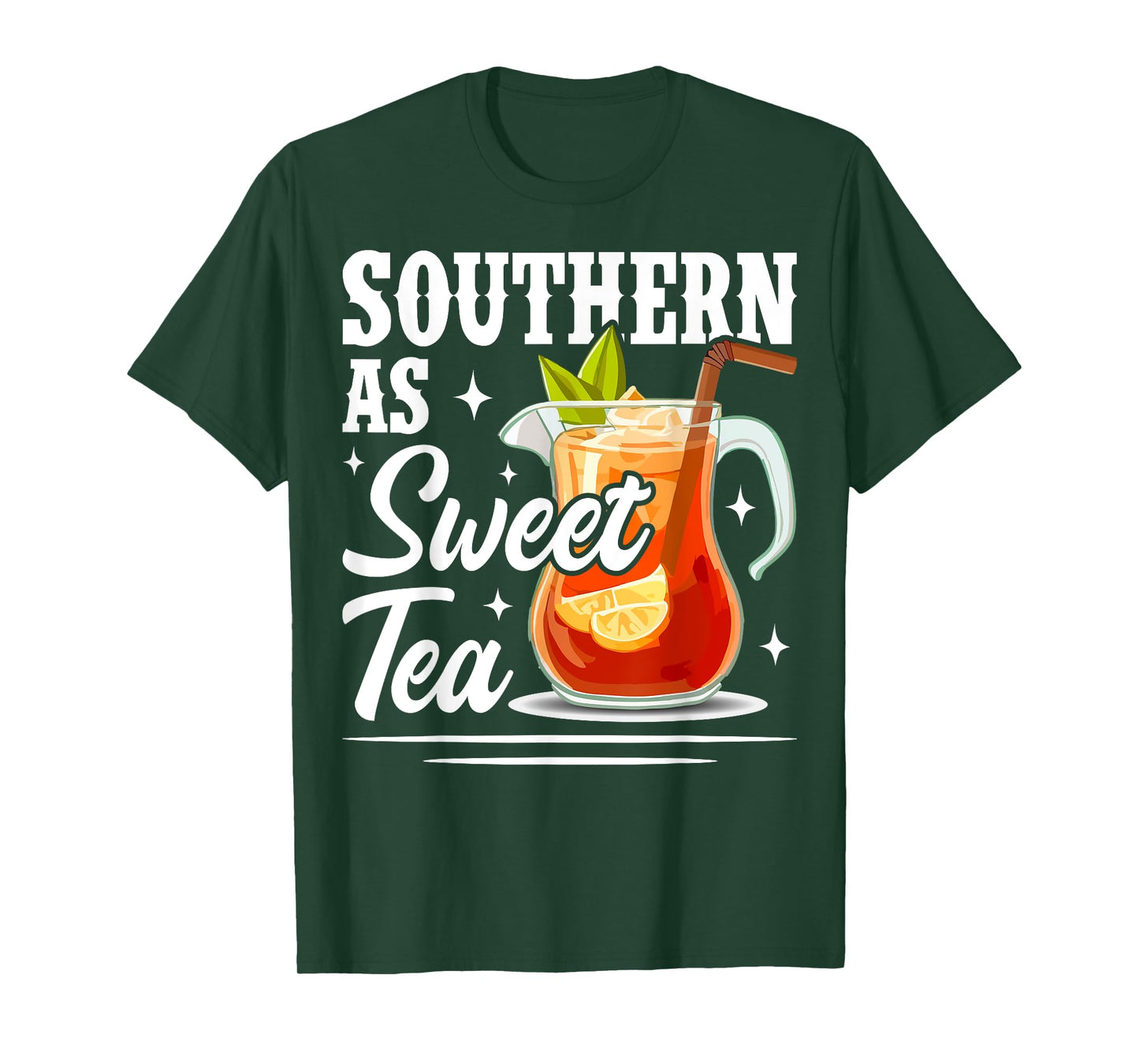 Southern As Sweet Tea Country Tea Lover T-Shirt