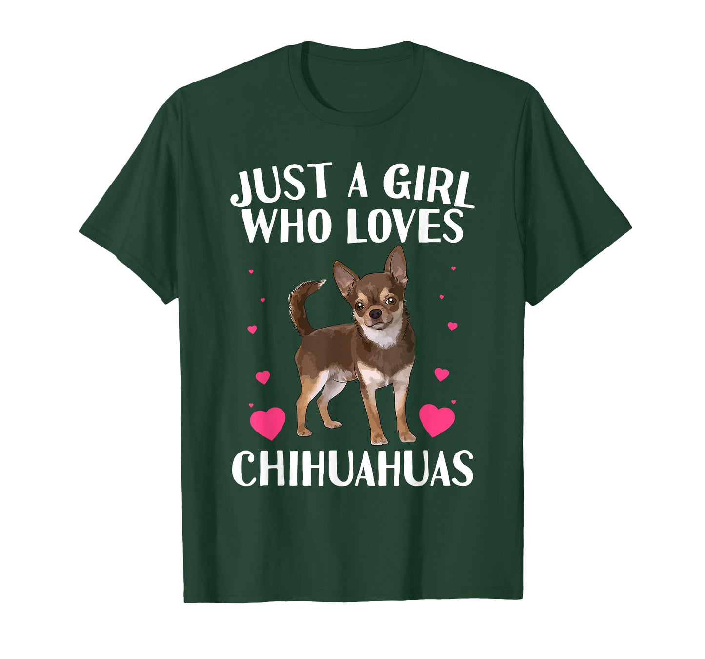 Funny Chihuahua Design For Girls Kids Women Chihuahua Lovers T-Shirt