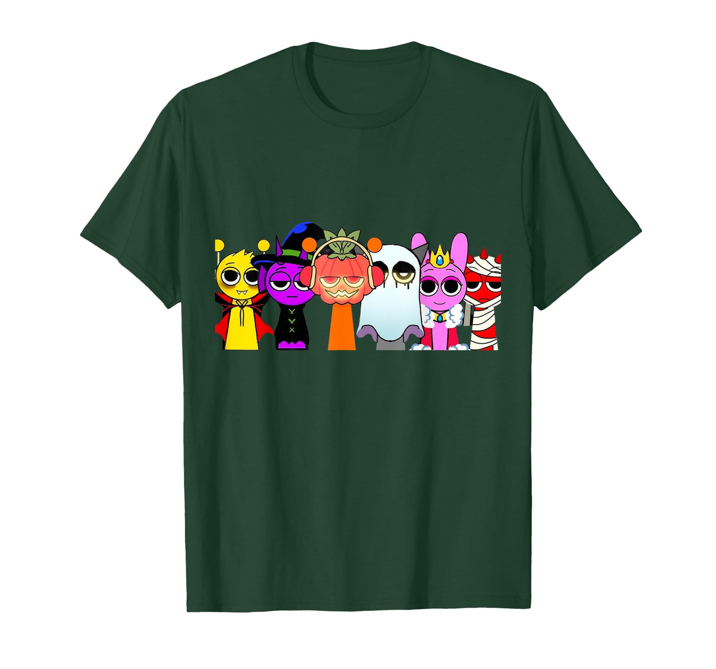 Sprunky Happy Halloween! | Simon Durple Oren Pinki Raddy T-Shirt