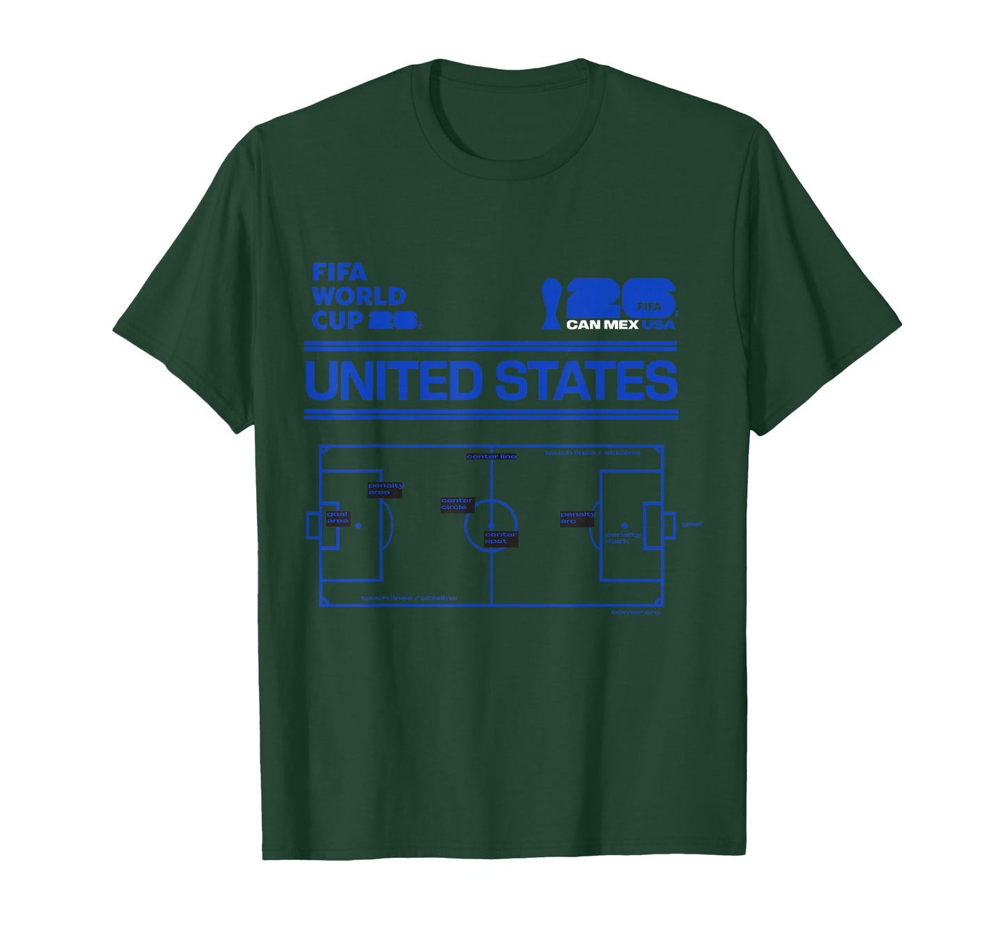 FIFA WORLD CUP26 USA Host Country Pitch T-Shirt