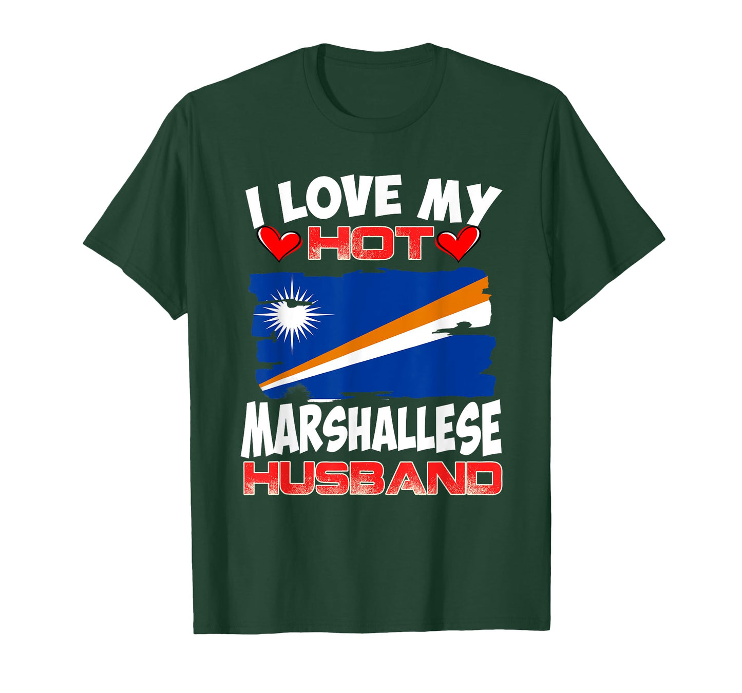Marshall Islands I Love My Hot Marshallese Husband T-Shirt