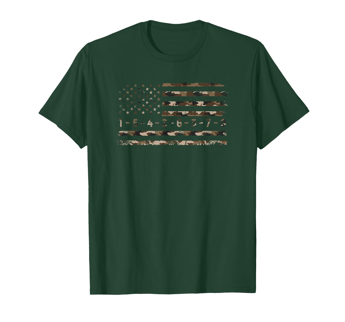 V8 Engine Firing Order 1-5-4-2-6-3-7-8 Gearhead T-Shirt
