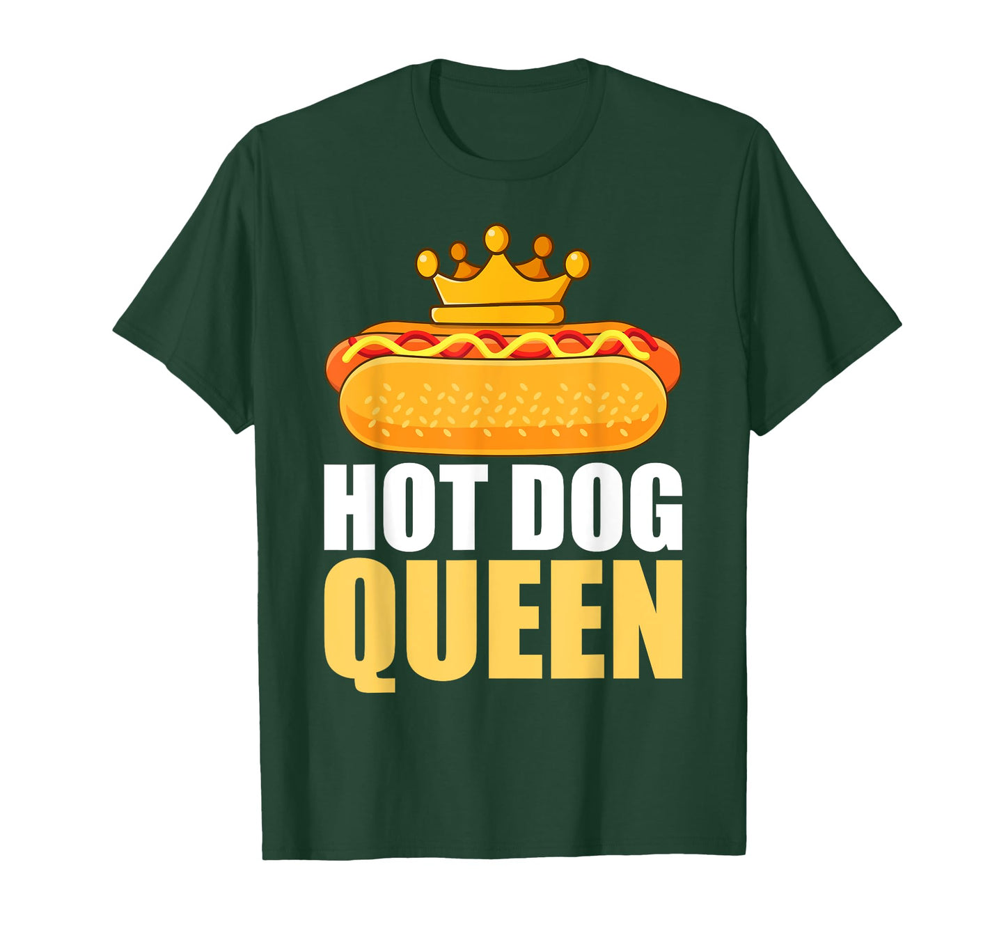 Funny Hot Dog For Women Girls Grilled Wiener Sausage Buns T-Shirt
