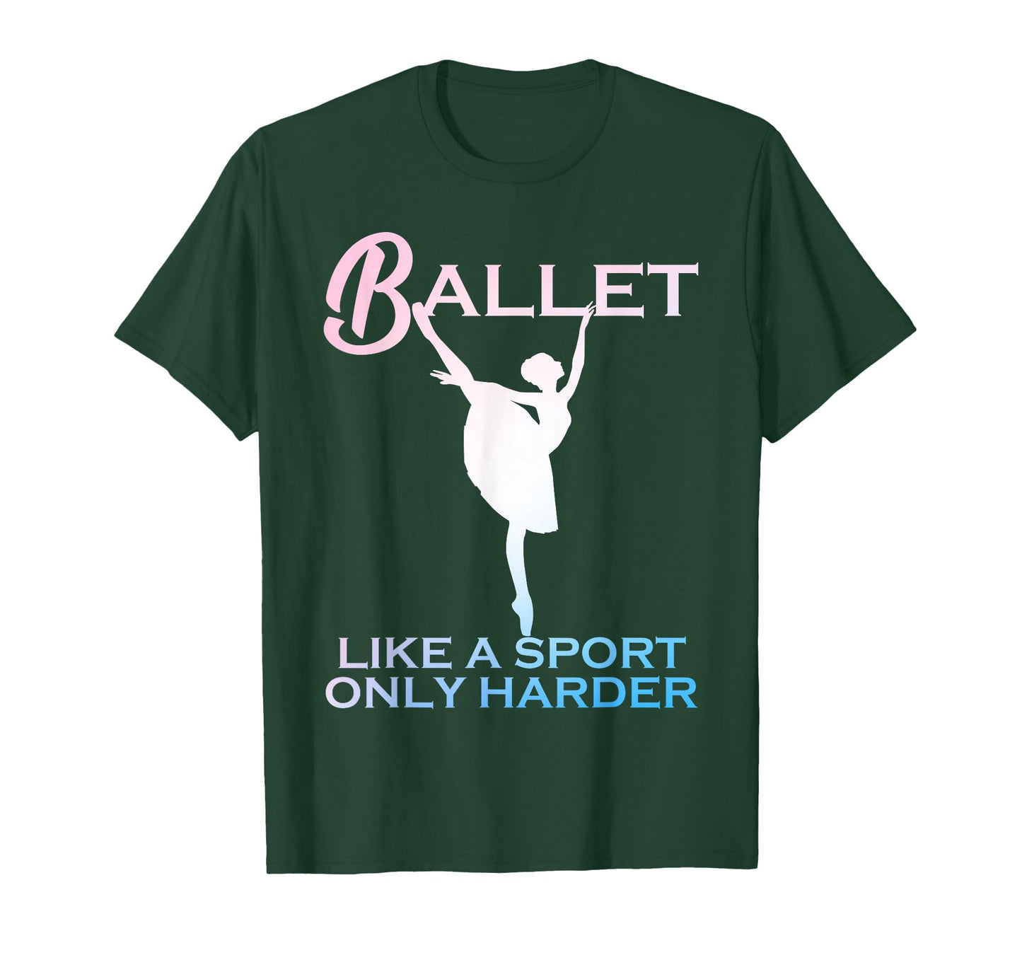 Funny Ballet Art for Women Girls Ballet Recital Ballerina T-Shirt