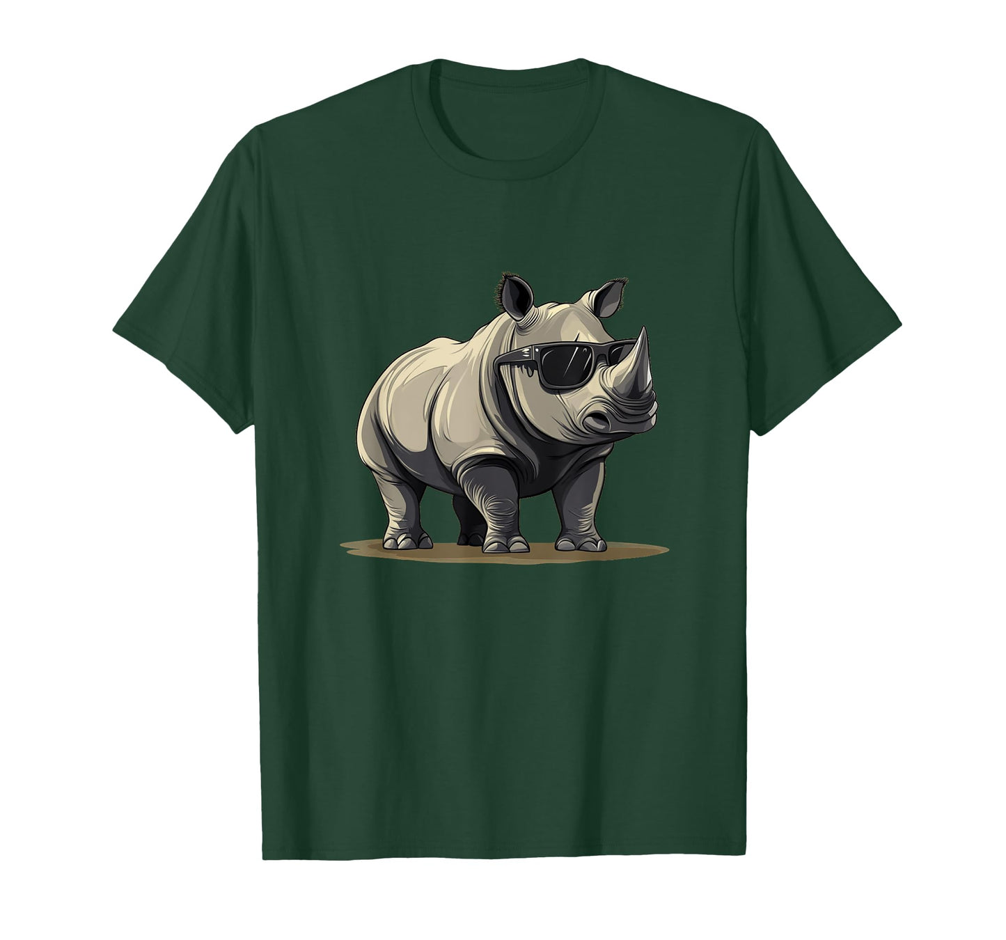 Keep It Cool with a Rhino Wearing Sunglasses Costume T-Shirt