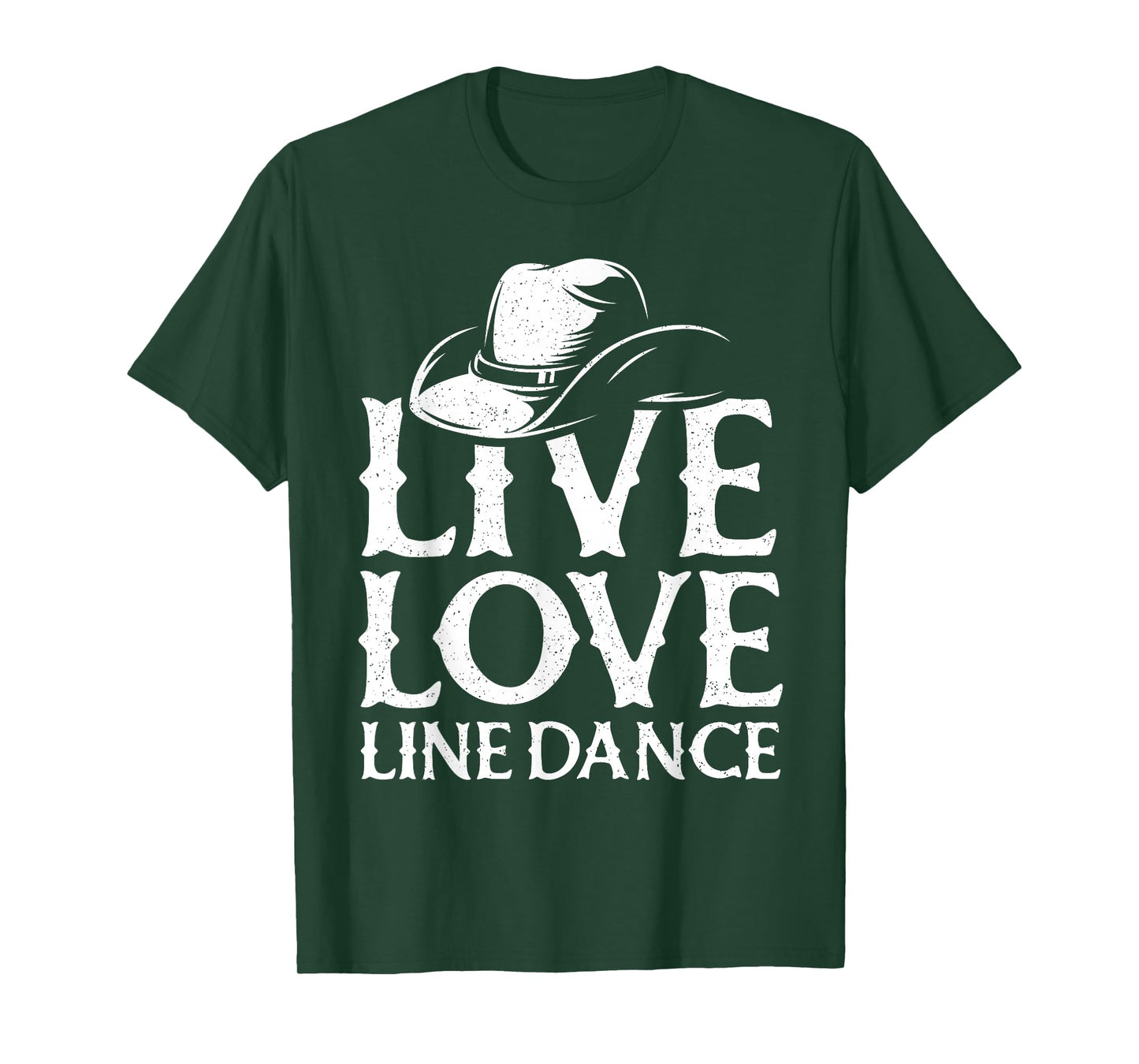 Line Dancing Art For Women Men Western Line Dance Dancer T-Shirt