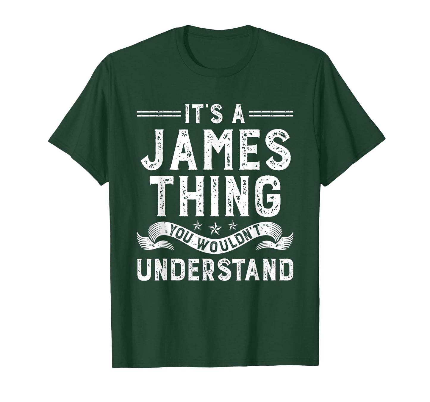 It's a James Thing You Wouldn't Understand Funny Name T-Shirt