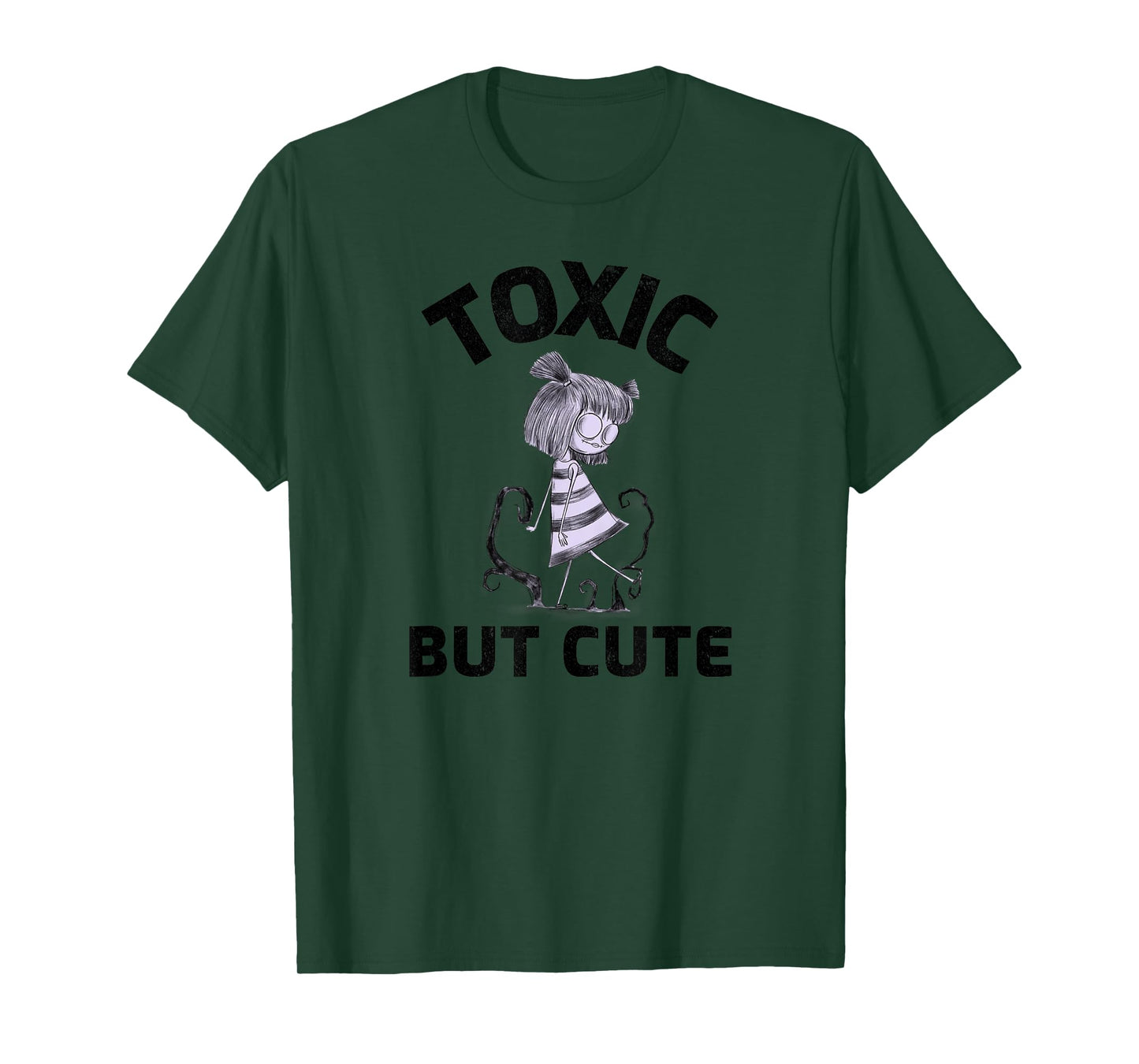Toxic but cute creepy funny Halloween graphic T-Shirt