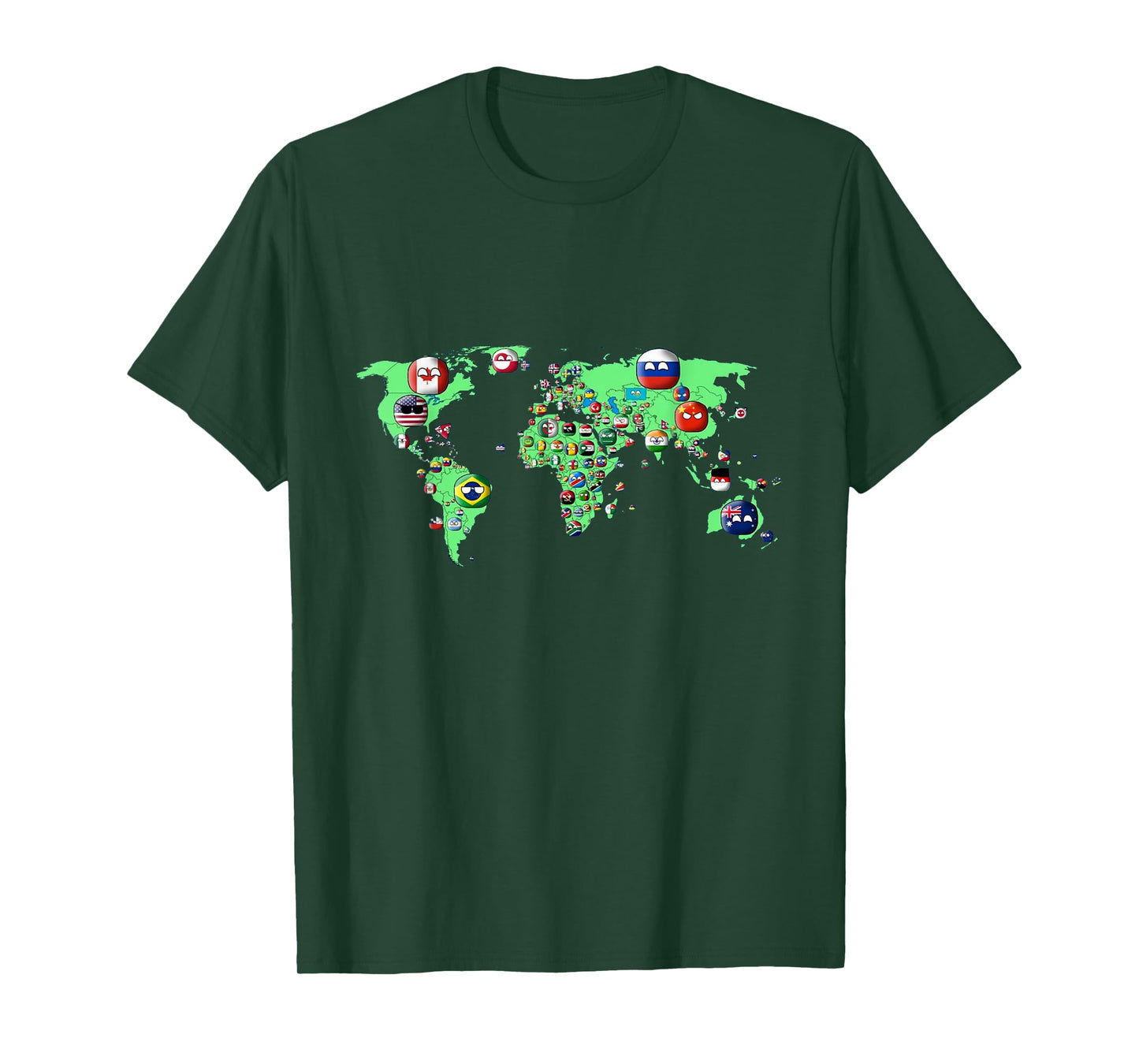 Countryballs world map T-Shirt