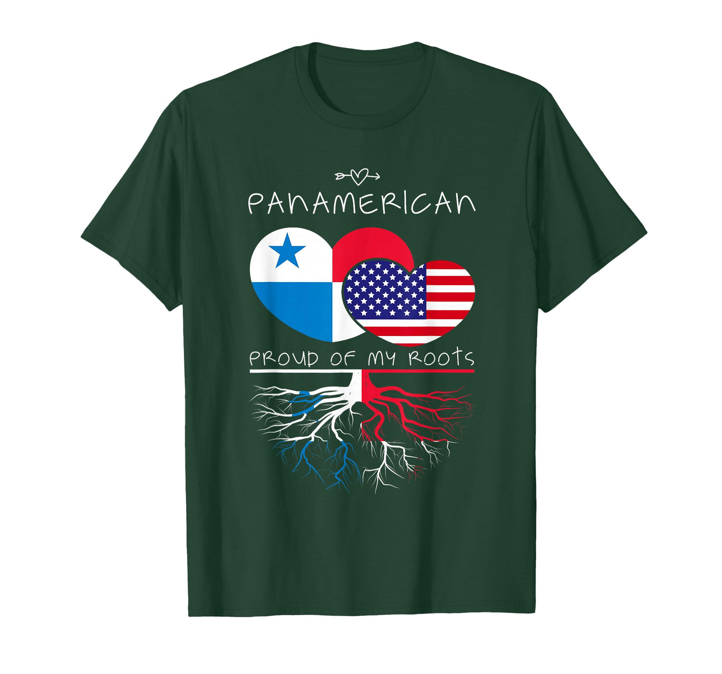 Panama USA Proud Of Both Countries Panamerican T-Shirt