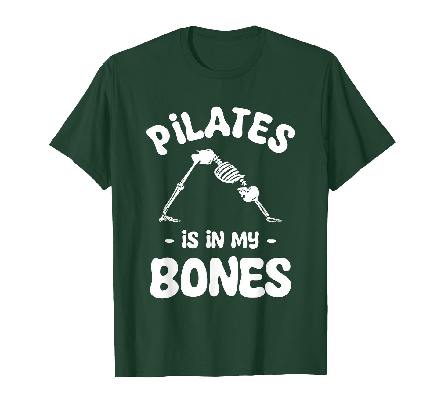 Pilates Is In My Bones Meditation Halloween T-Shirt