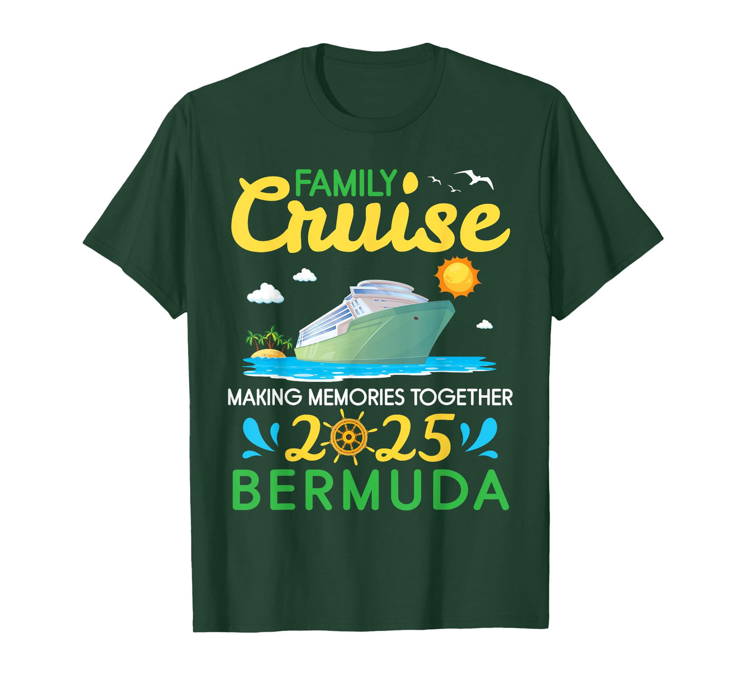 Family Cruise 2025 Bermuda Making Memories Together Travel T-Shirt
