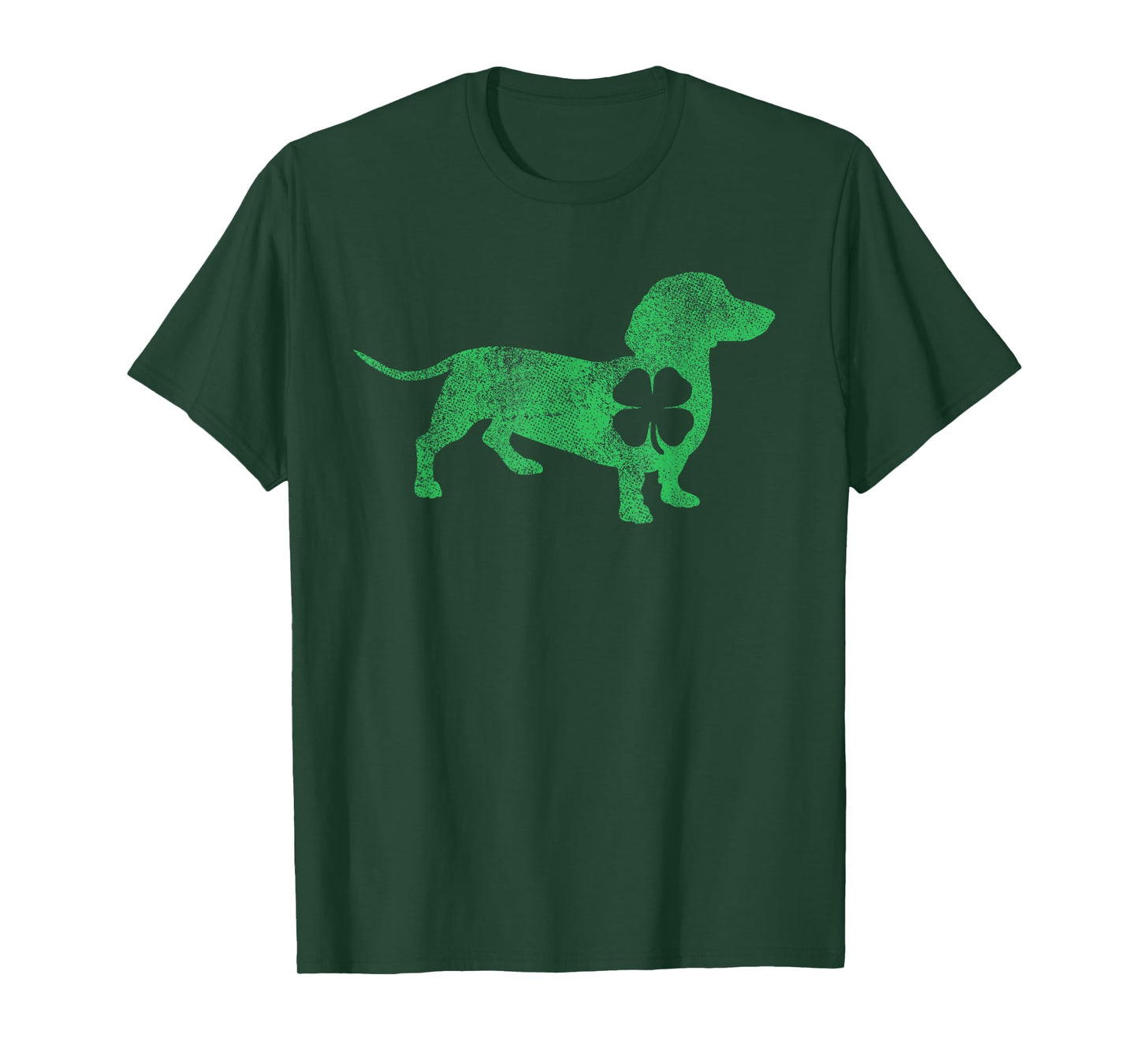 Dachshund Dog Shamrock St. Patrick's Day Saint Paddy's Irish Men Women Kids T-Shirt