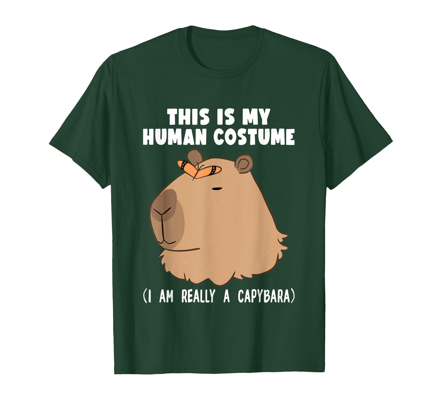 This Is My Human Costume I Am Really A Capybara T-Shirt