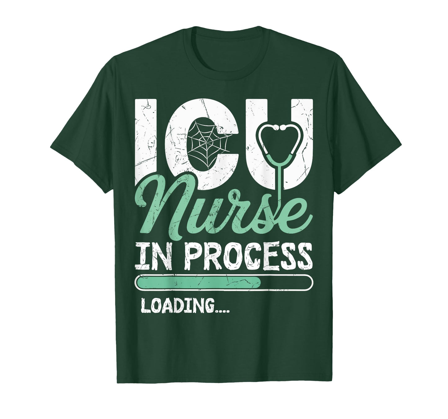 ICU Nurse In Progress Loading - Nursing Student Halloween T-Shirt