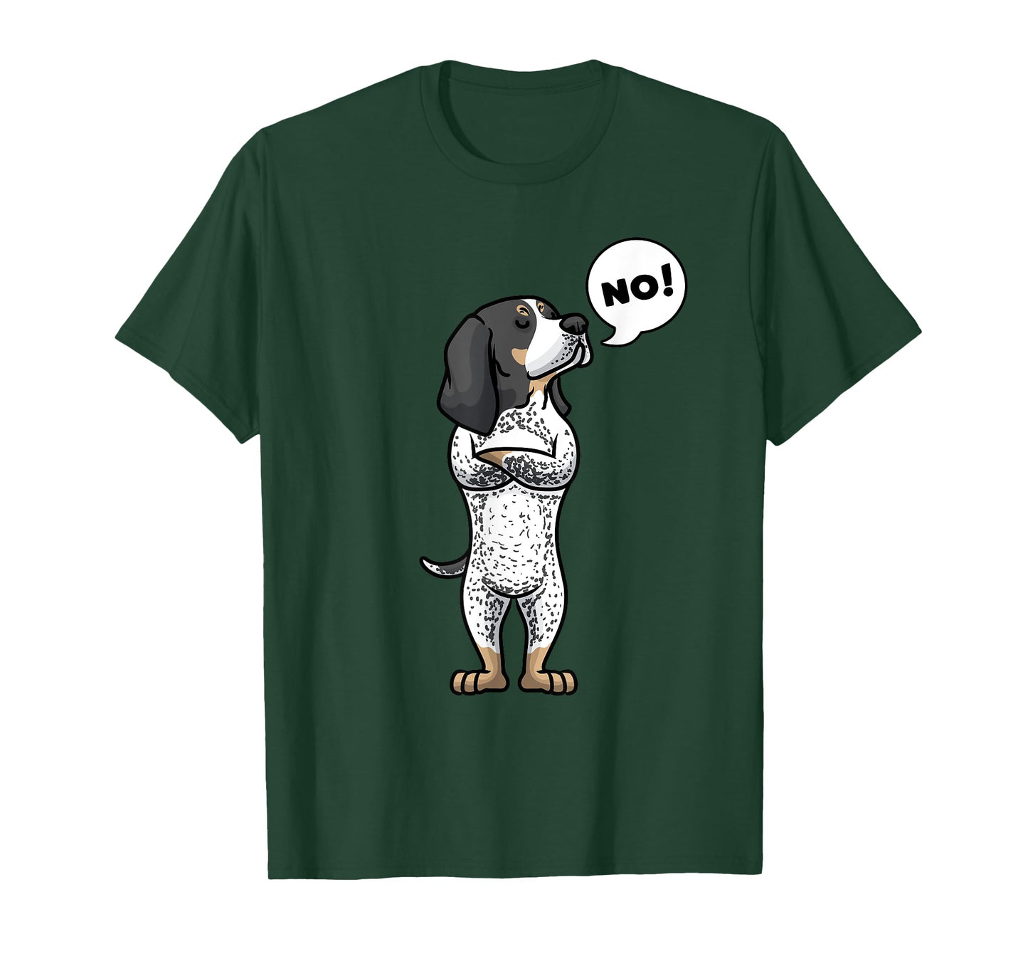 Stubborn Bluetick Coonhound Dog T-Shirt