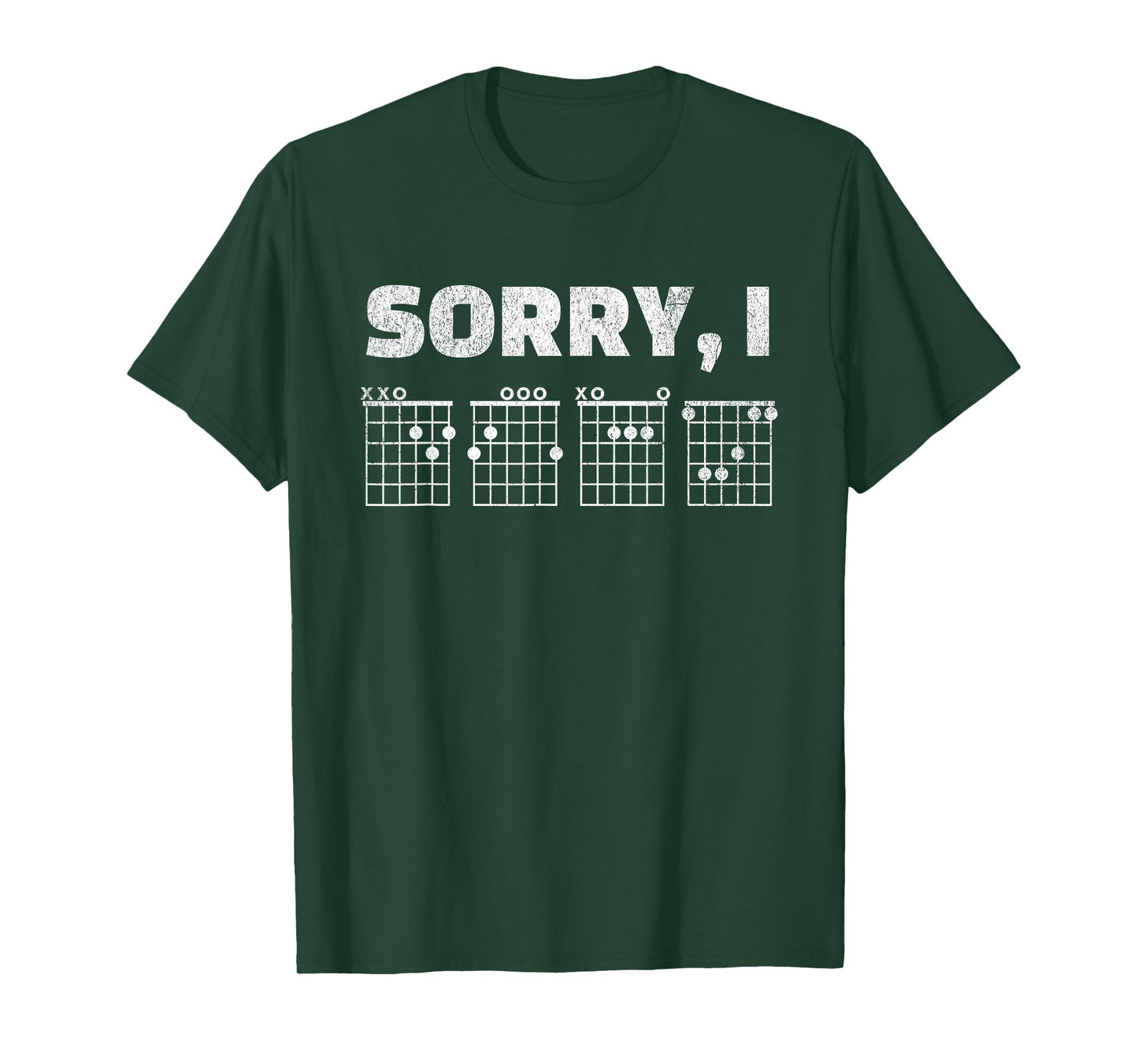 Sorry I DGAF Guitar Chord For Men Women Music Band Guitarist T-Shirt