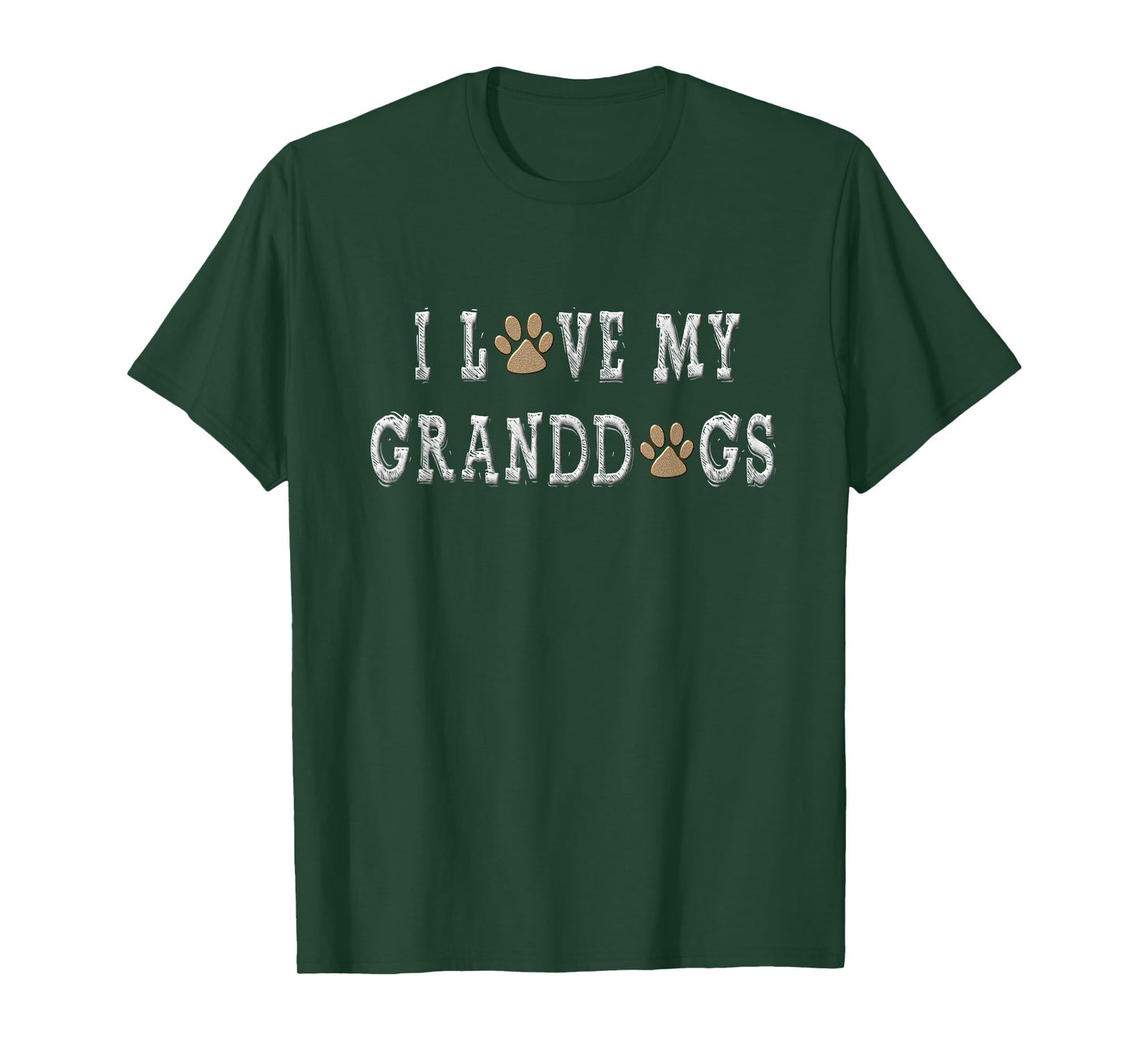 I Love My Granddogs Shirt Dog Grandpa Shirt Dog Grandma Gift T-Shirt for Men Women