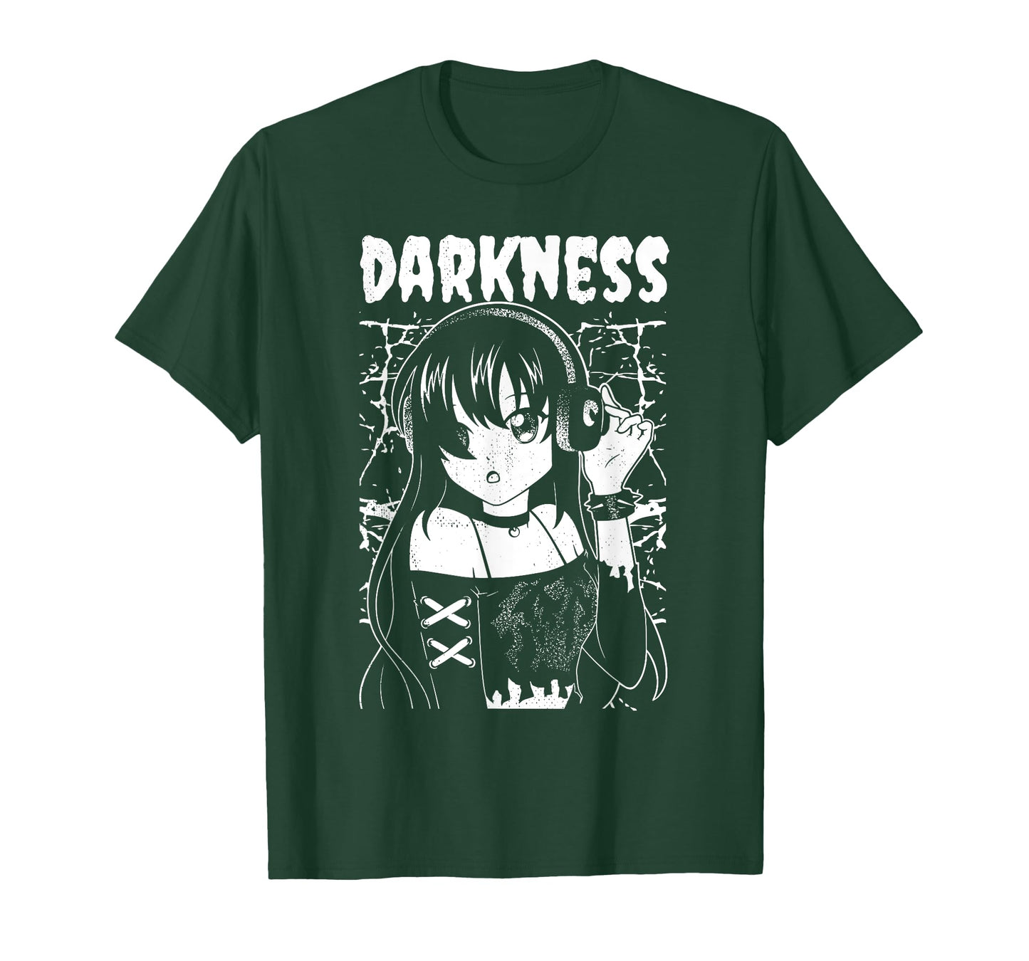 Anime woman. Goth. darkness. goth woman T-Shirt