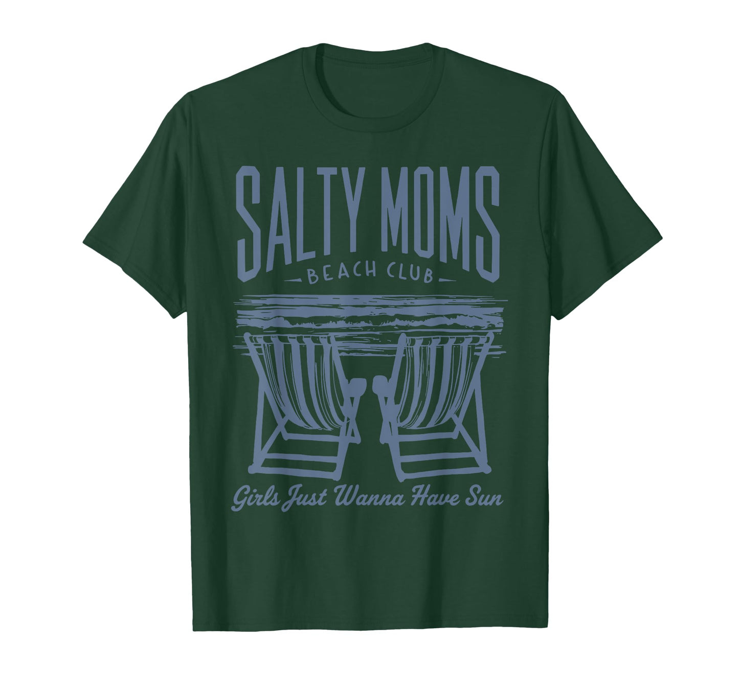Salty Moms The Beach Club, Funny Sarcastic Mom T-Shirt