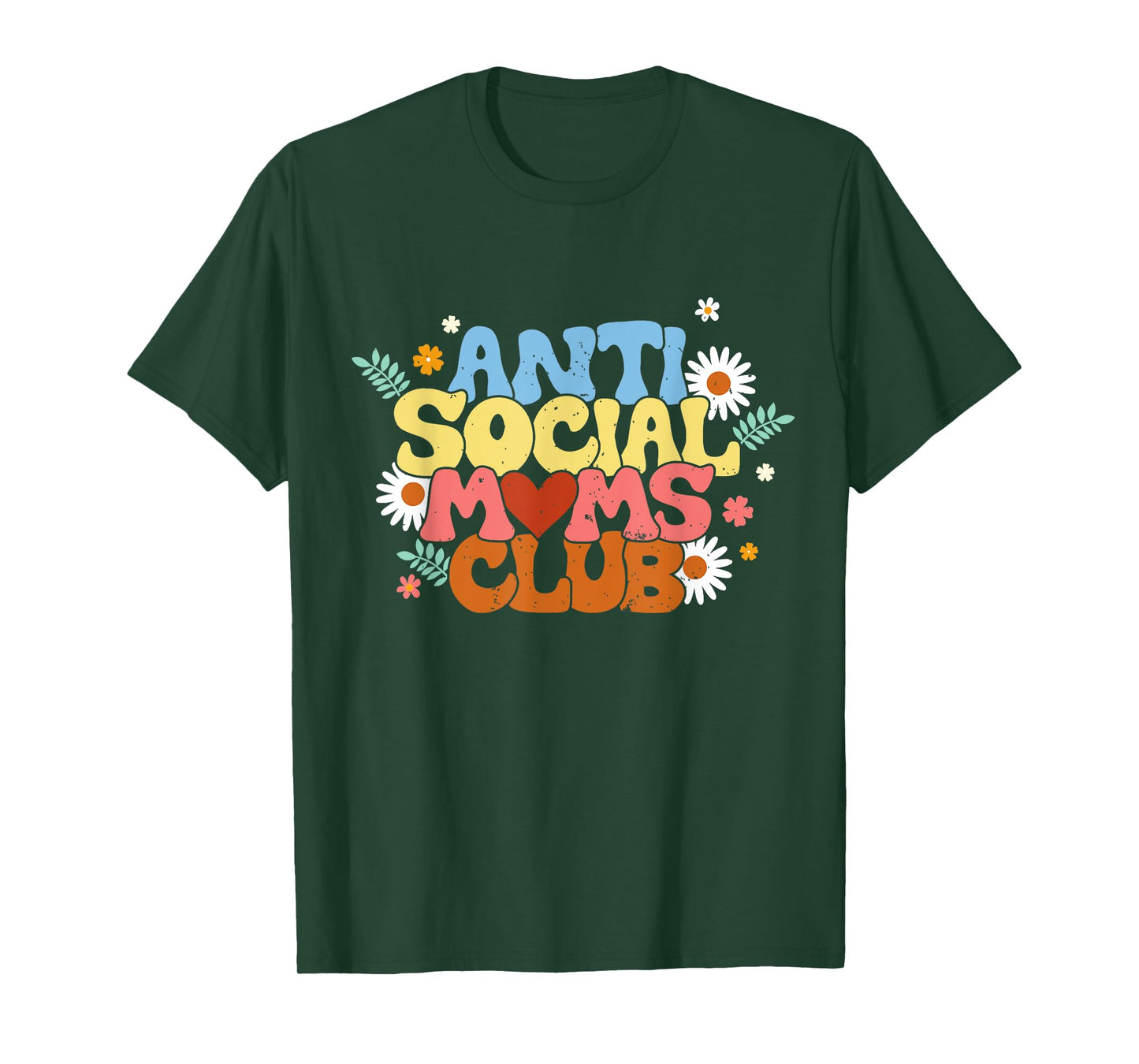 Anti Social Moms Club T-Shirt - Antisocial Mom Club T-Shirt