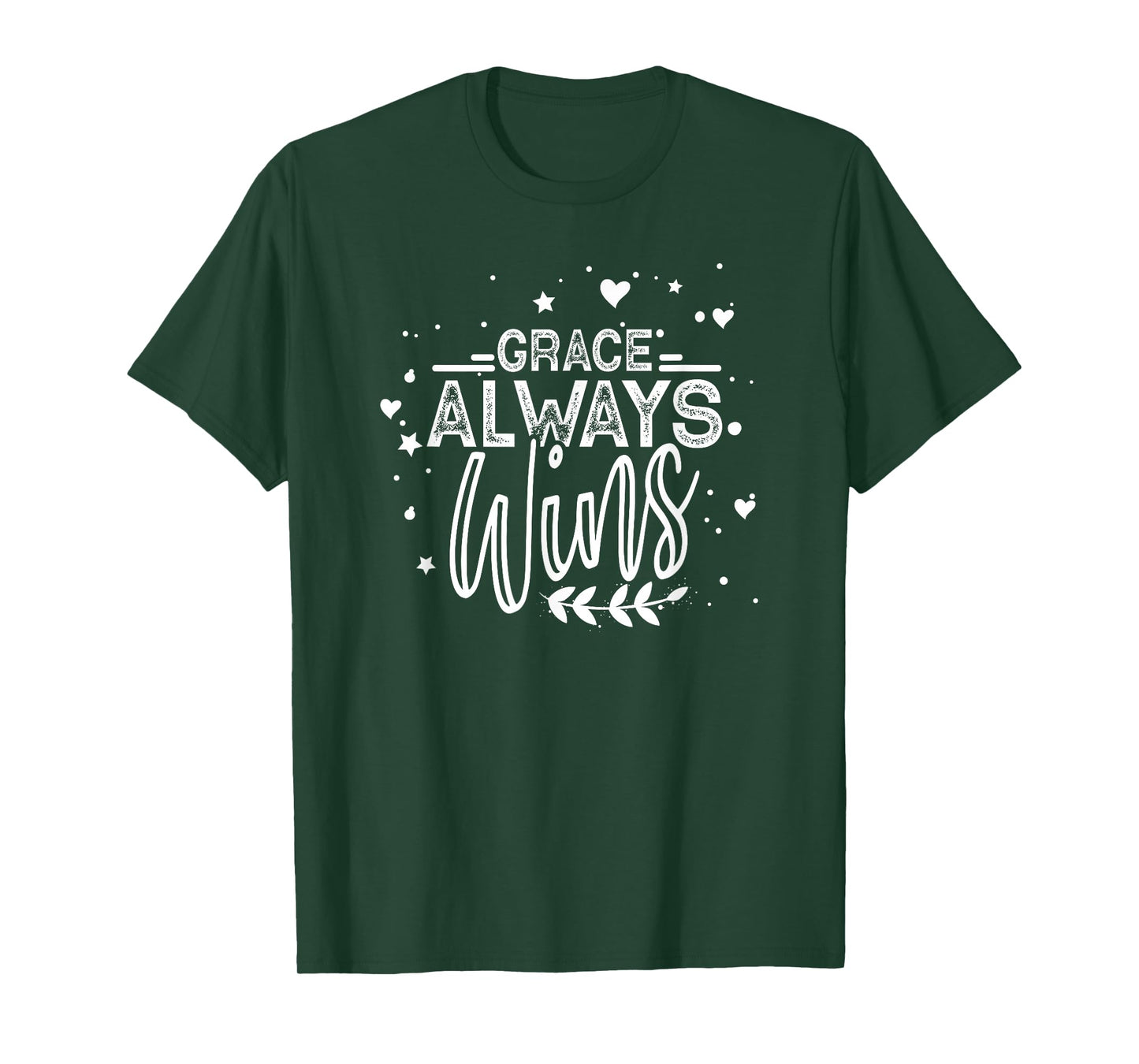 Motivational Inspirational Empowerment Grace Always Wins T-Shirt