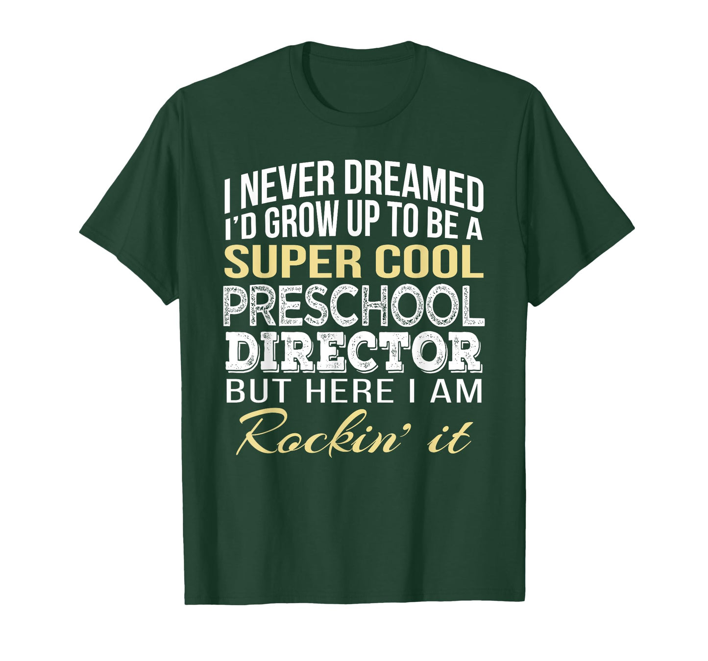 Preschool Director T Shirt Funny Gift Tee