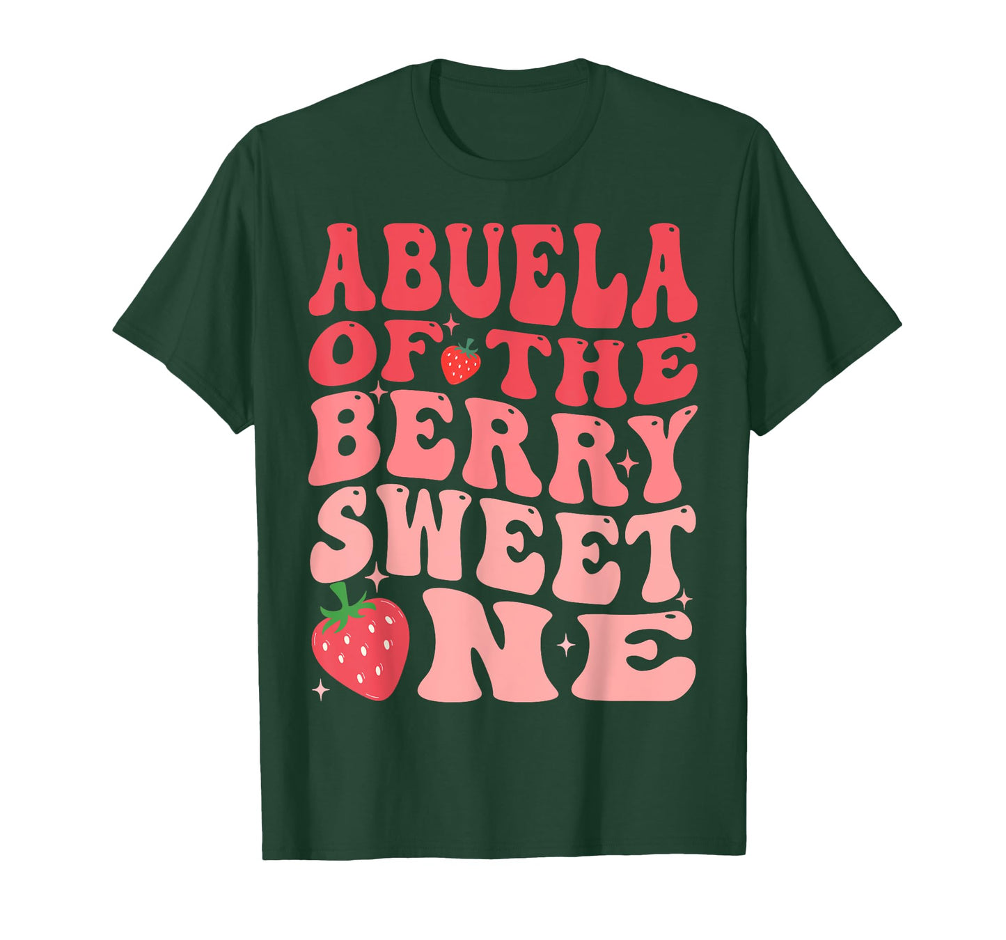 Abuela Of The Berry Sweet One 1st Birthday Strawberry T-Shirt