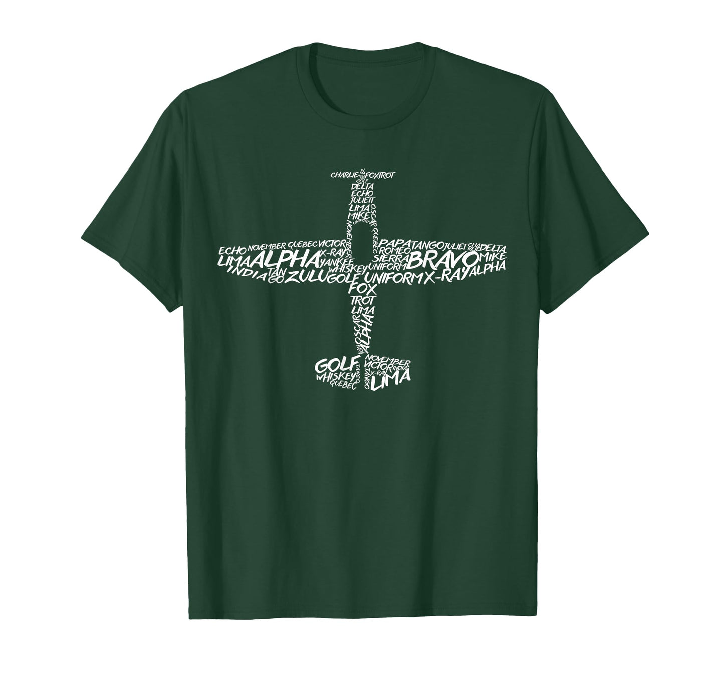 Phonetic Alphabet | Pilot Airplane T-Shirt Small